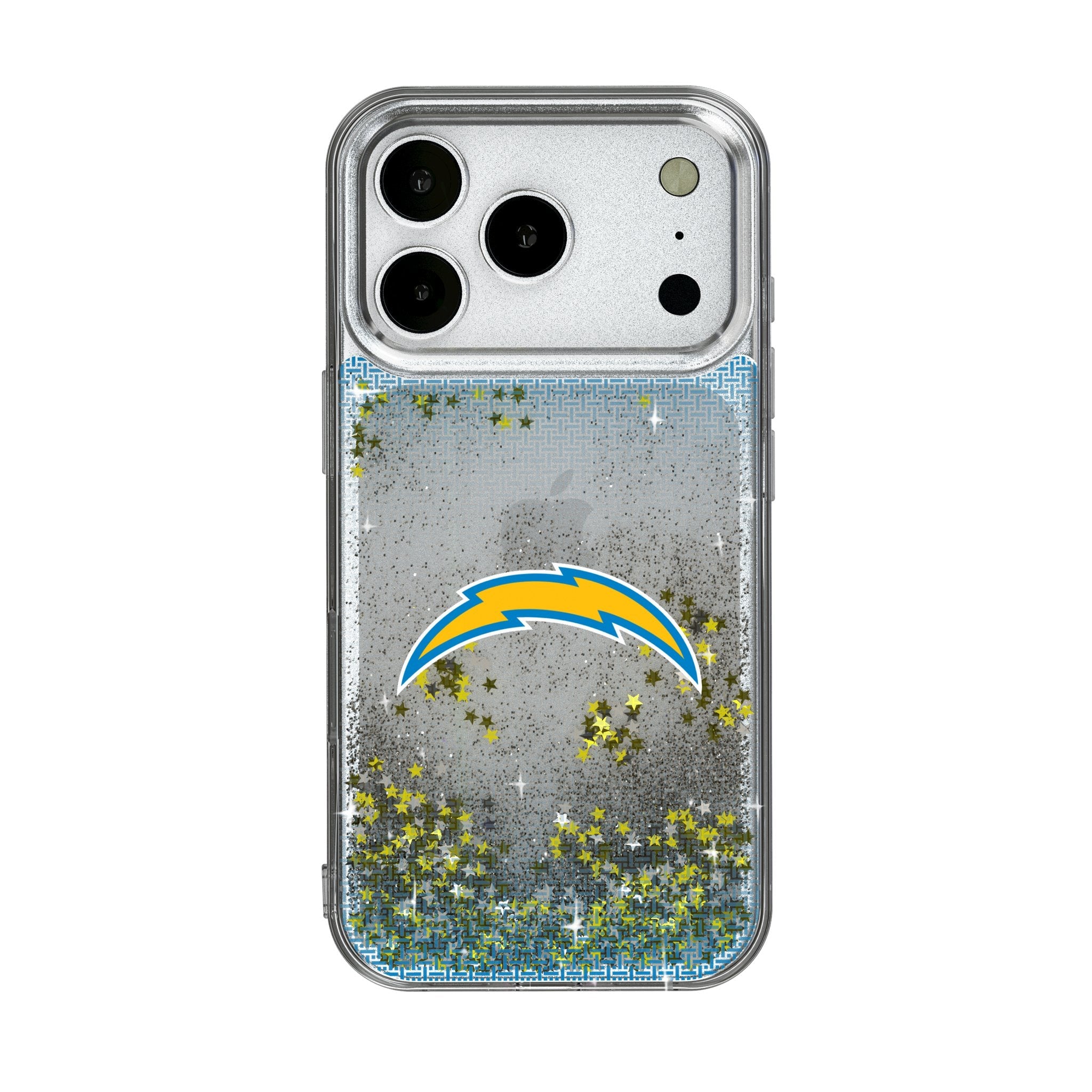 Los Angeles Chargers Linen Glitter Phone Case for Apple iPhone 17 Series 1
