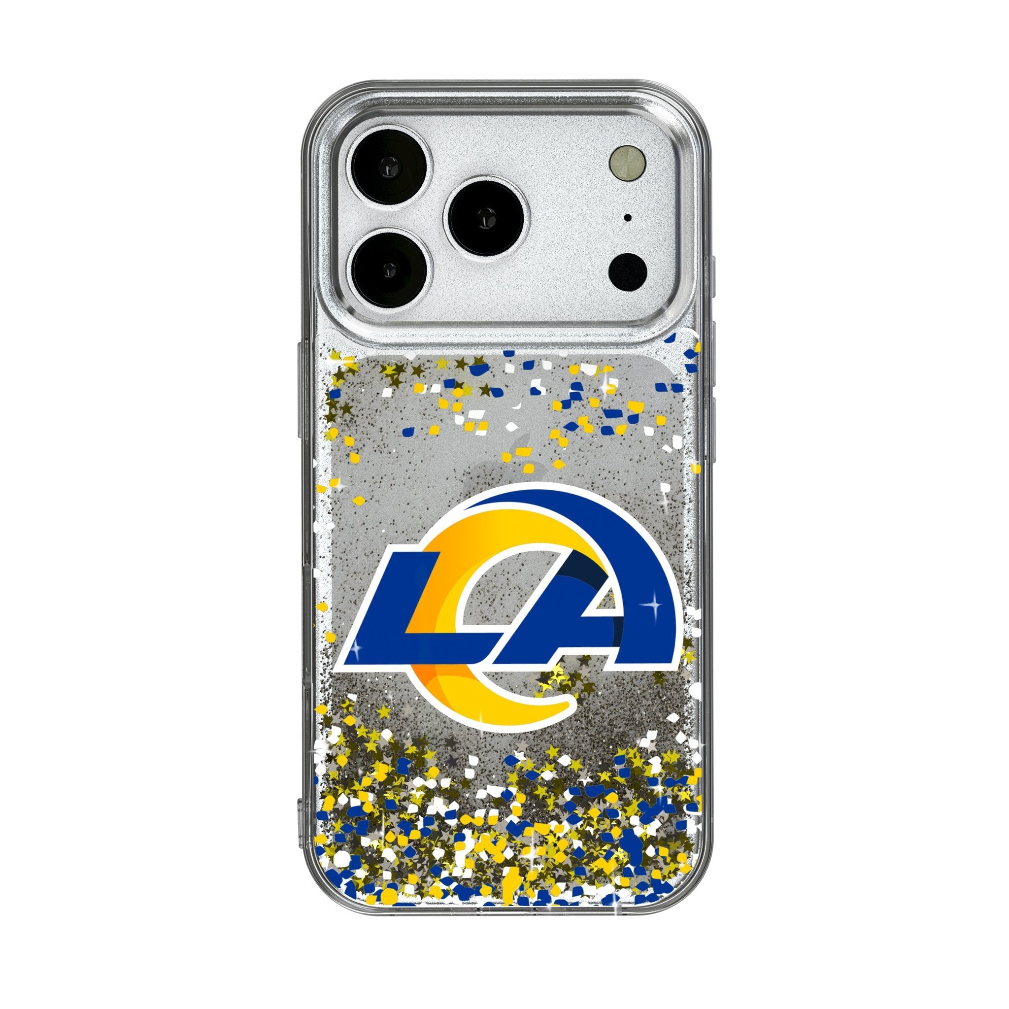 Los Angeles Rams Confetti Glitter Phone Case for Apple iPhone 17 Series 1