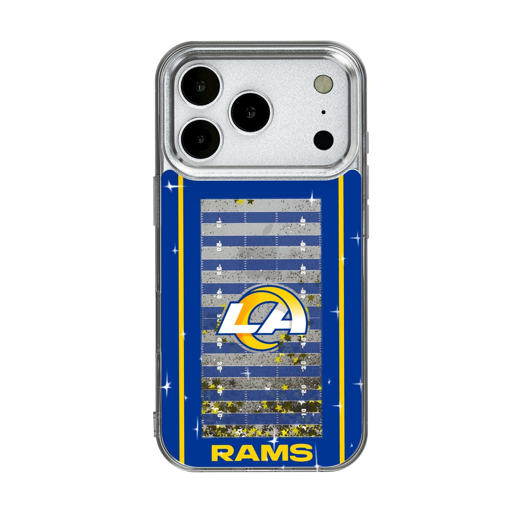 Los Angeles Rams Field Glitter Phone Case for Apple iPhone 17 Series 1