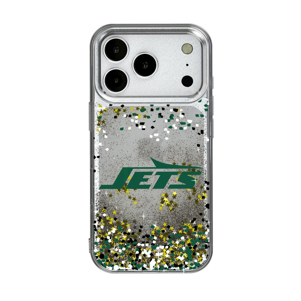 New York Jets Confetti Glitter Phone Case for Apple iPhone 17 Series 1