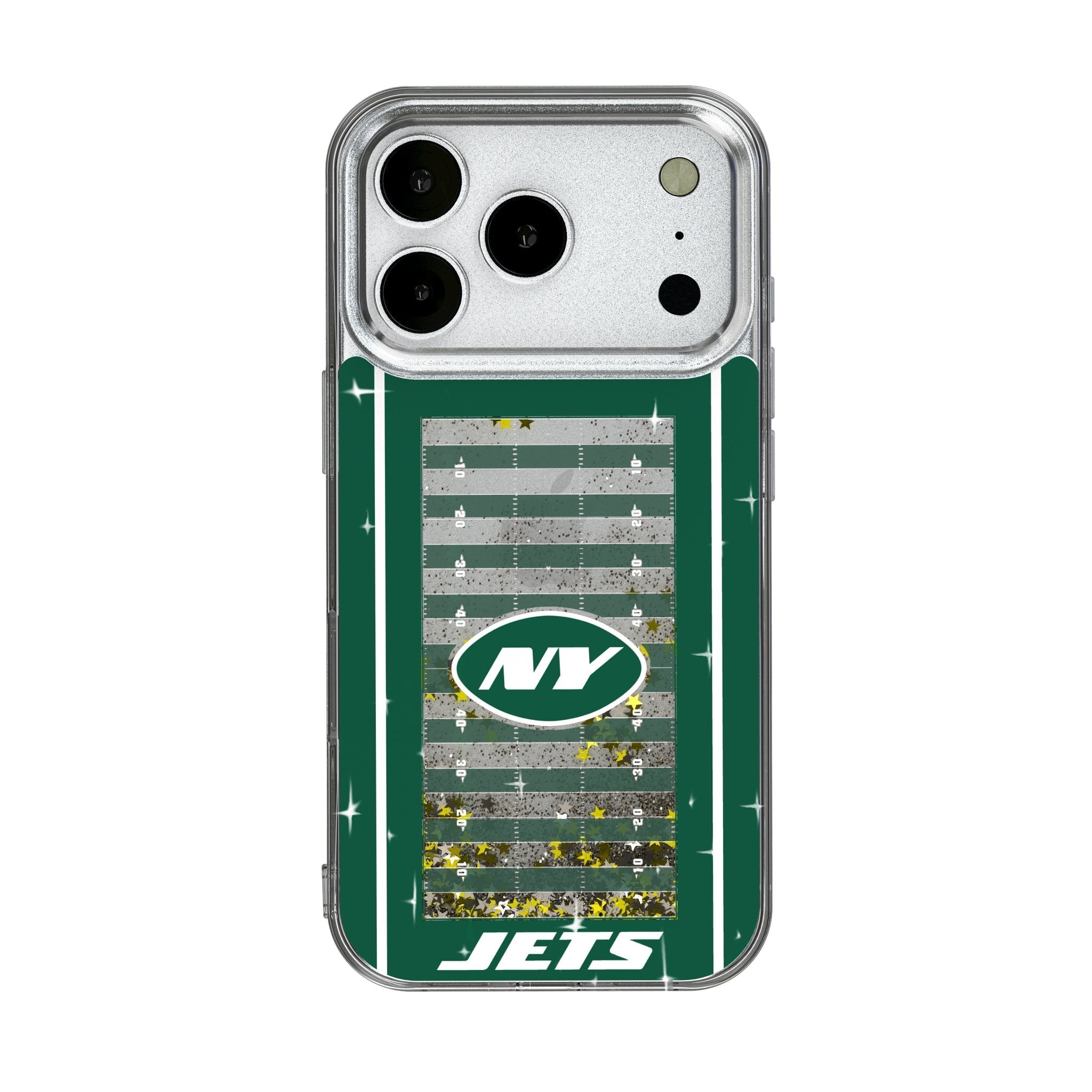 New York Jets Field Glitter Phone Case for Apple iPhone 17 Series 1