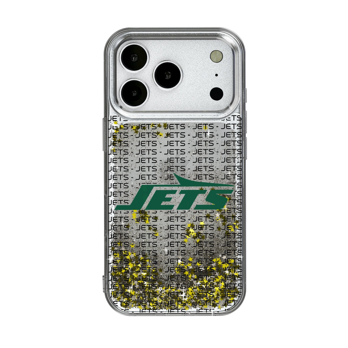 New York Jets Text Backdrop Glitter Phone Case for Apple iPhone 17 Series 1