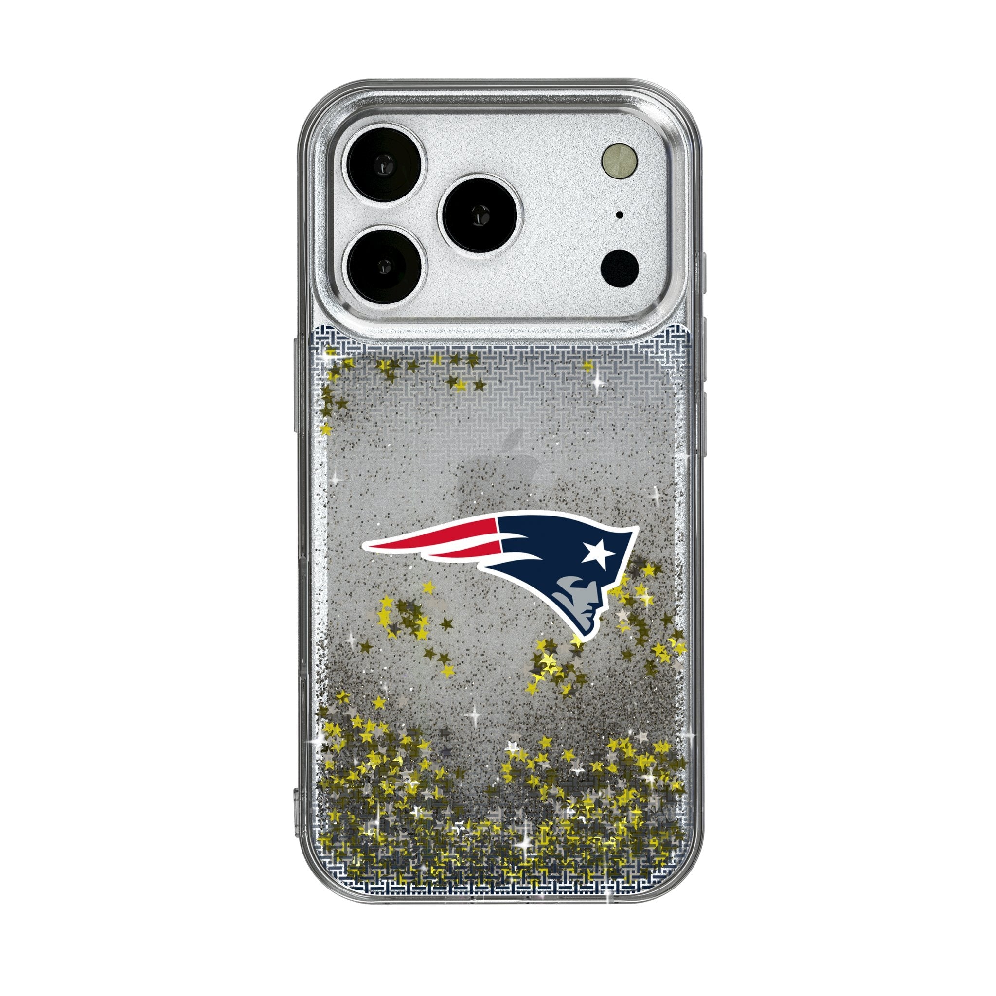 New England Patriots Linen Glitter Phone Case for Apple iPhone 17 Series 1