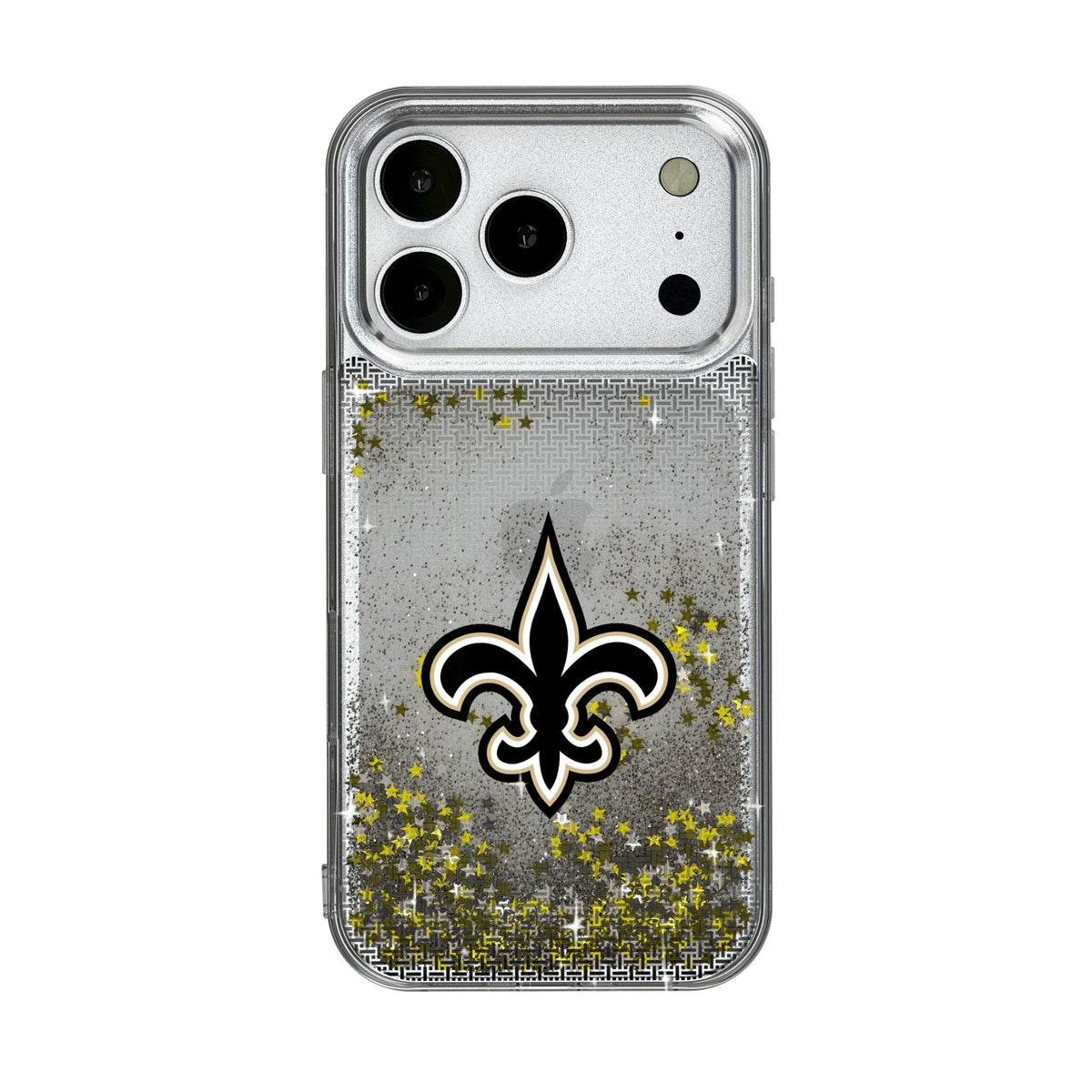 New Orleans Saints Linen Glitter Phone Case for Apple iPhone 17 Series 1