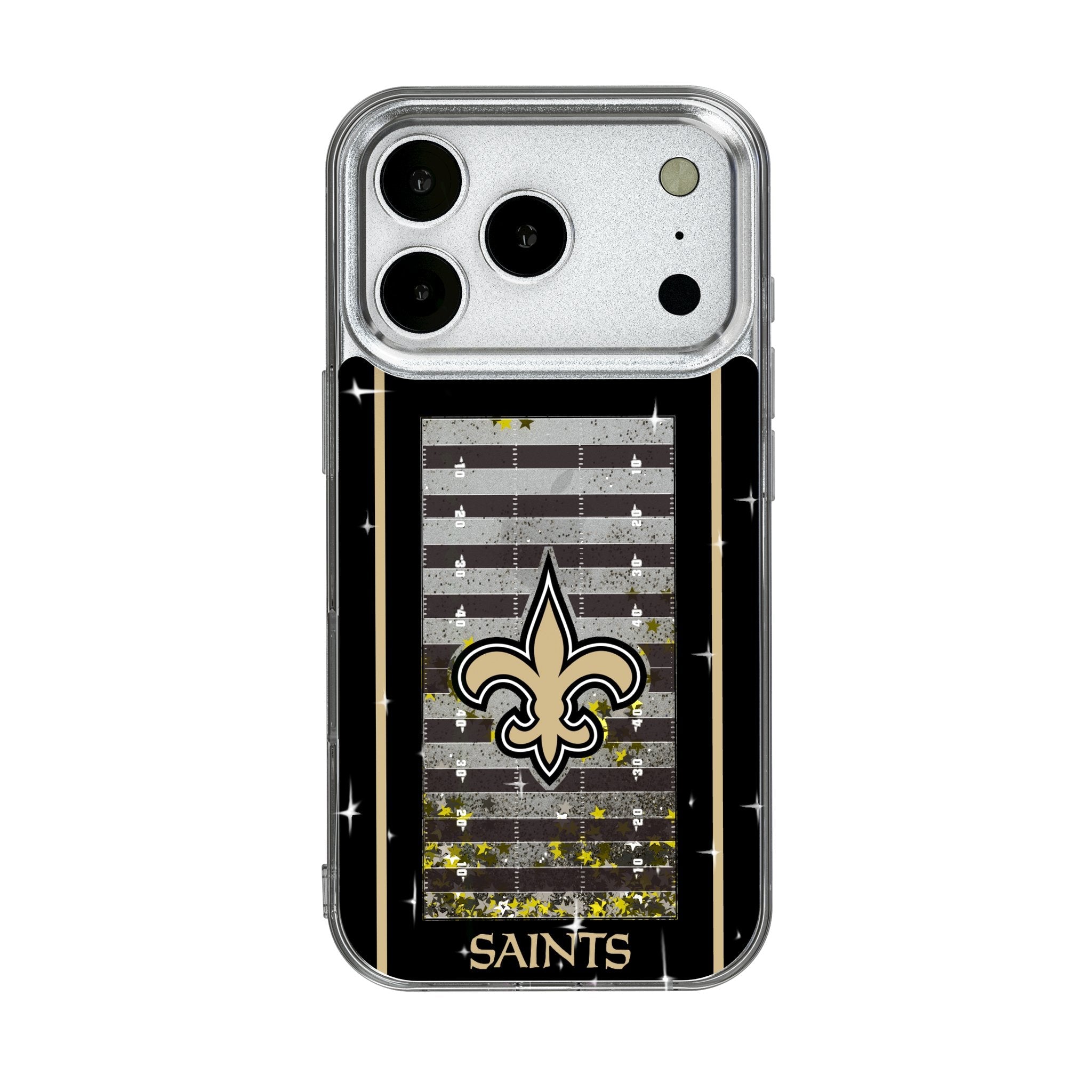 New Orleans Saints Field Glitter Phone Case for Apple iPhone 17 Series 1