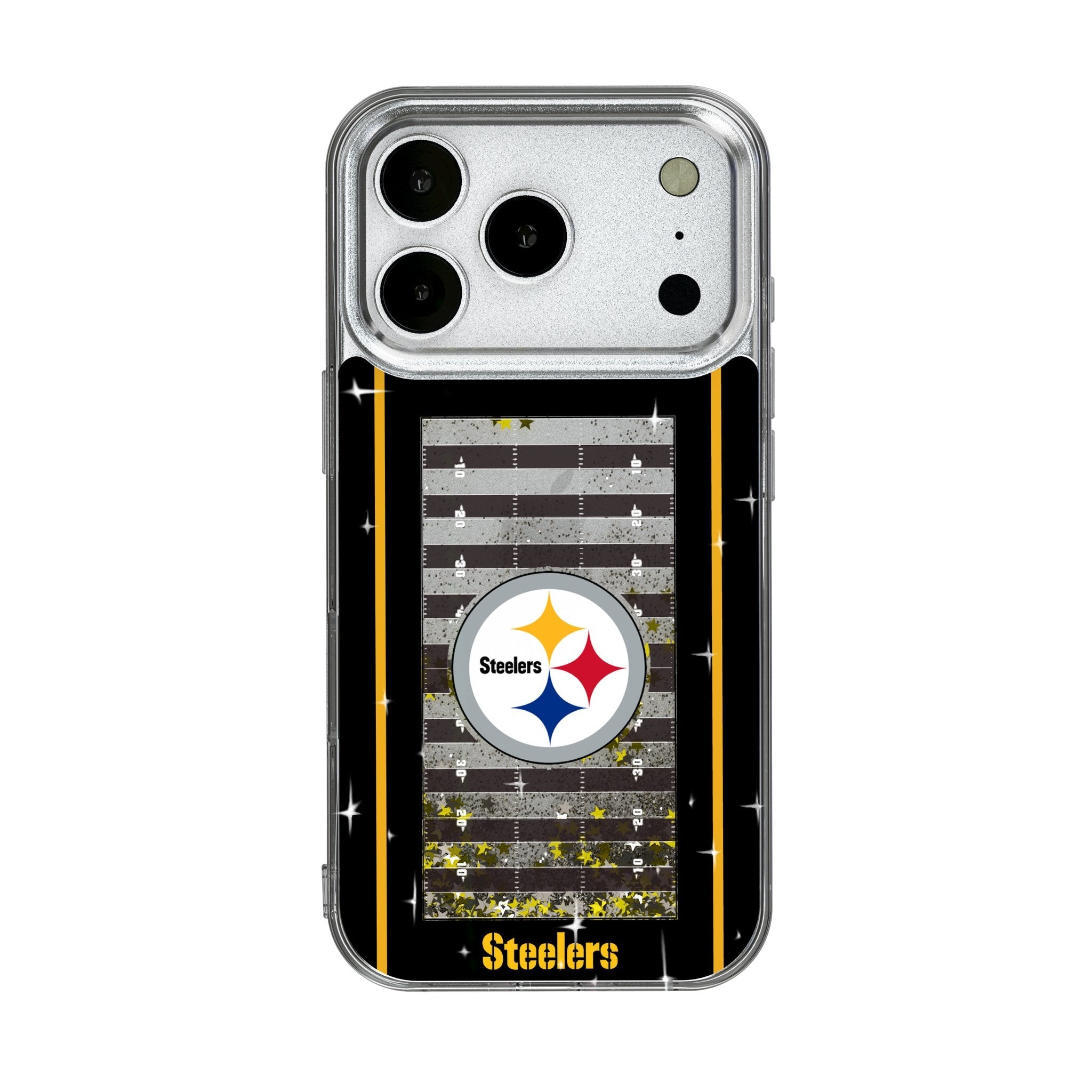 Pittsburgh Steelers Field Glitter Phone Case for Apple iPhone 17 Series
