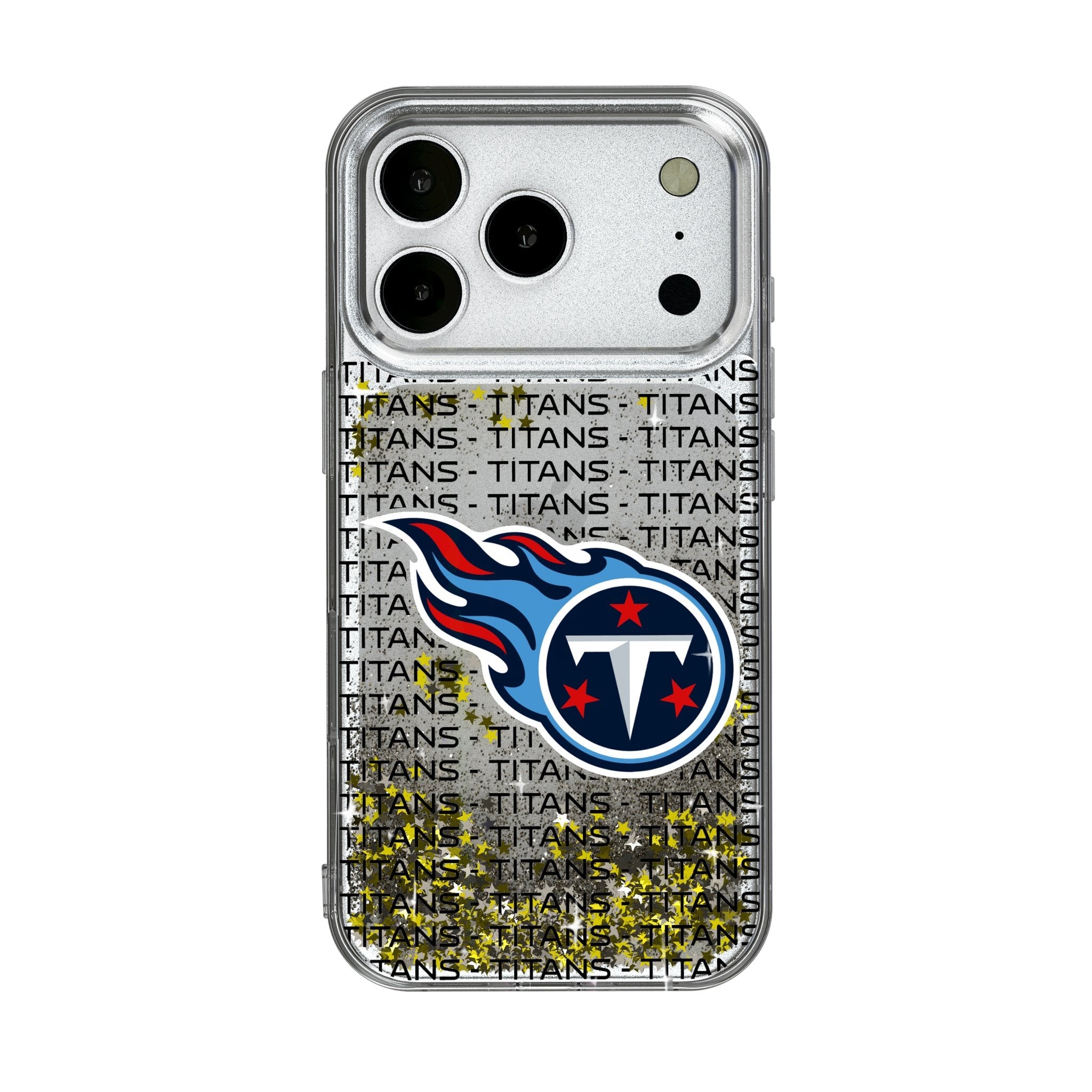 Tennessee Titans Text Backdrop Glitter Phone Case for Apple iPhone 17 Series 1