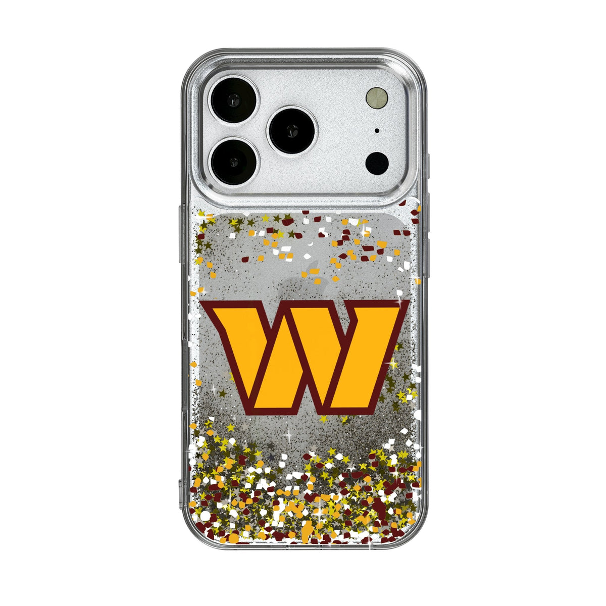 Washington Commanders Confetti Glitter Phone Case for Apple iPhone 17 Series 1