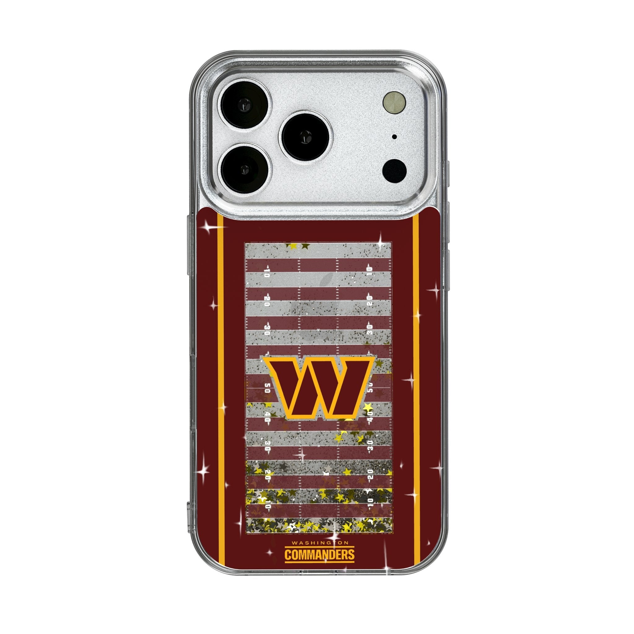 Washington Commanders Field Glitter Phone Case for Apple iPhone 17 Series 1