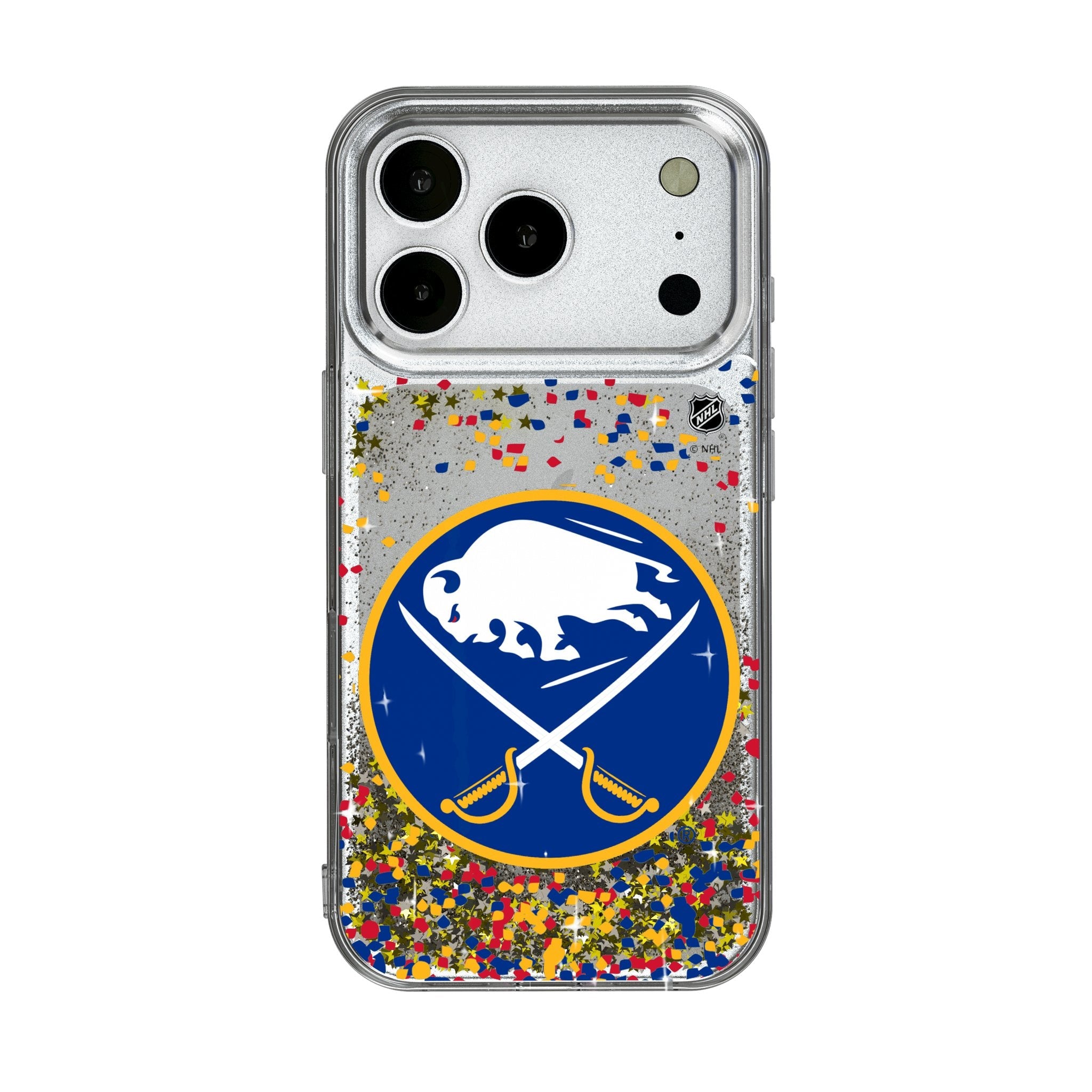 Buffalo Sabres Confetti Glitter Phone Case for Apple iPhone 17 Series