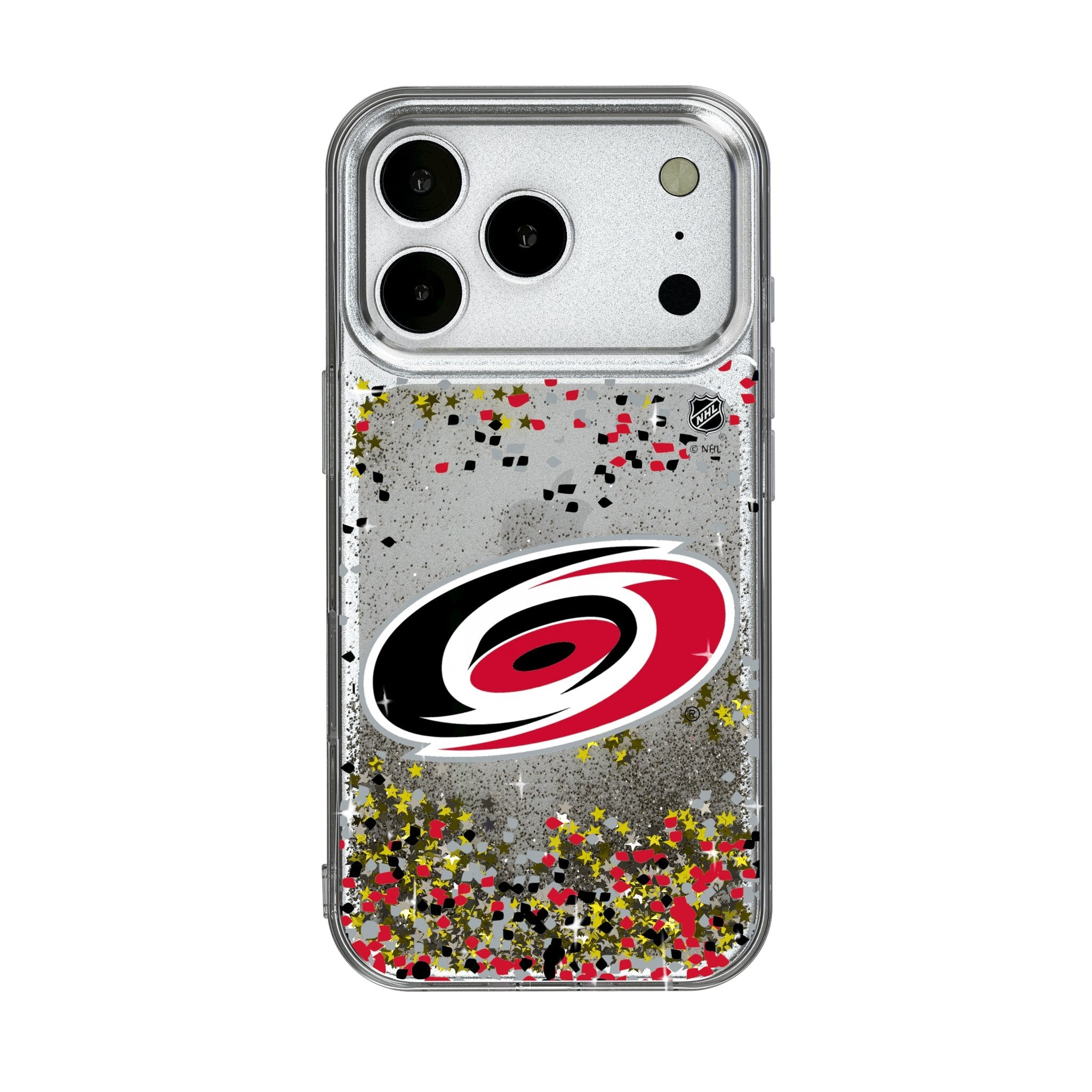 Carolina Hurricanes Confetti Glitter Phone Case for Apple iPhone 17 Series