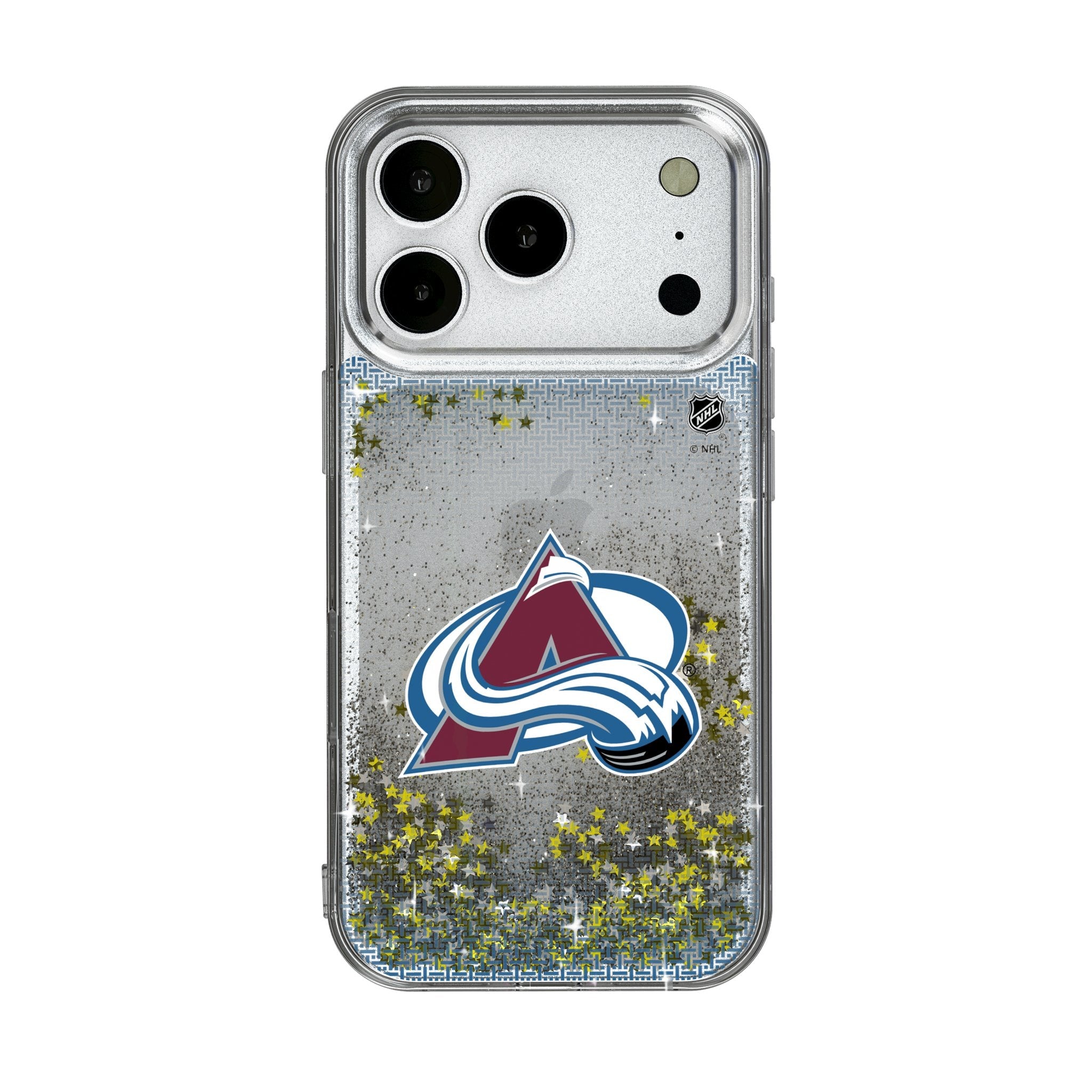 Colorado Avalanche Linen Glitter Phone Case for Apple iPhone 17 Series
