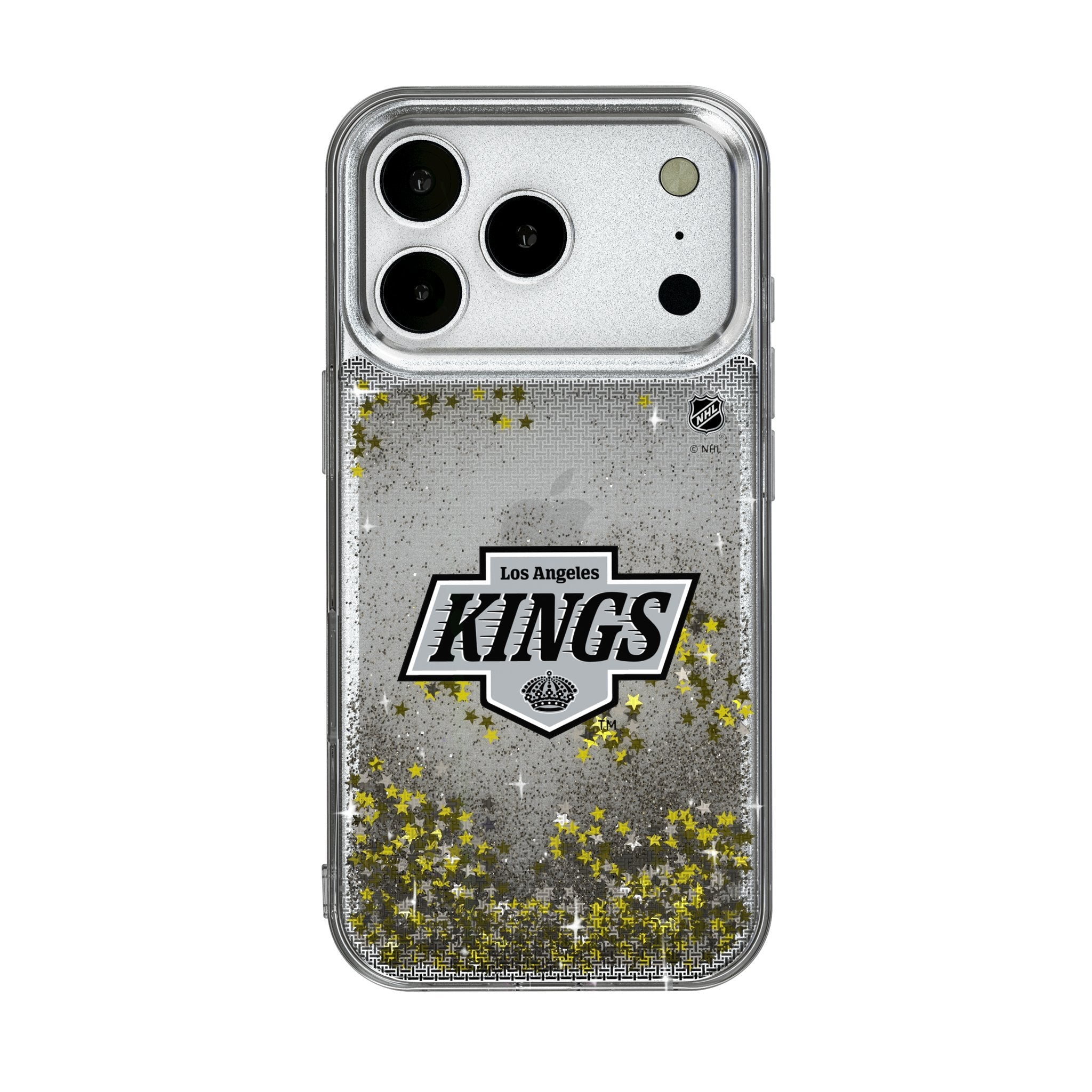 LA Kings Linen Glitter Phone Case for Apple iPhone 17 Series