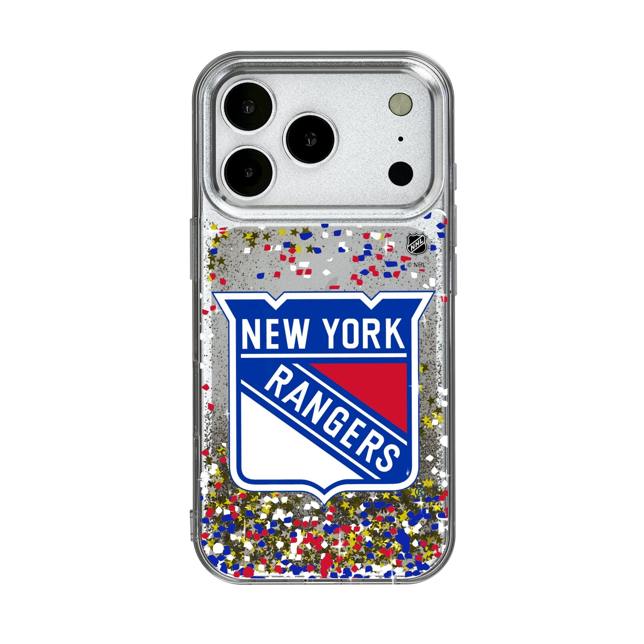 New York Rangers Confetti Glitter Phone Case for Apple iPhone 17 Series