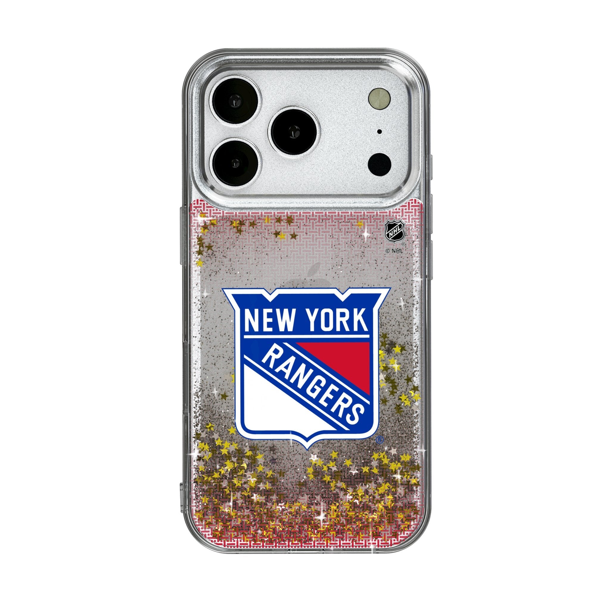 New York Rangers Linen Glitter Phone Case for Apple iPhone 17 Series