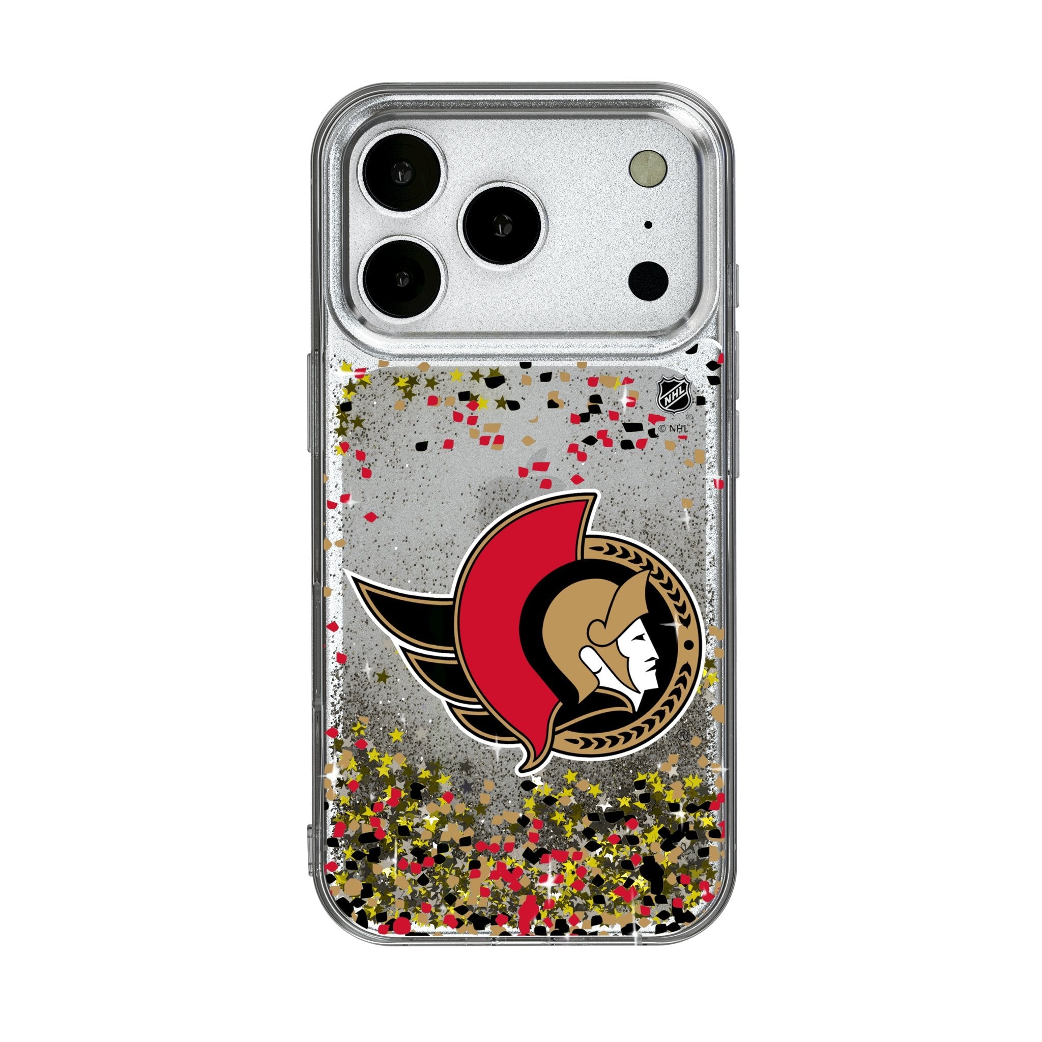 Ottawa Senators Confetti Glitter Phone Case for Apple iPhone 17 Series