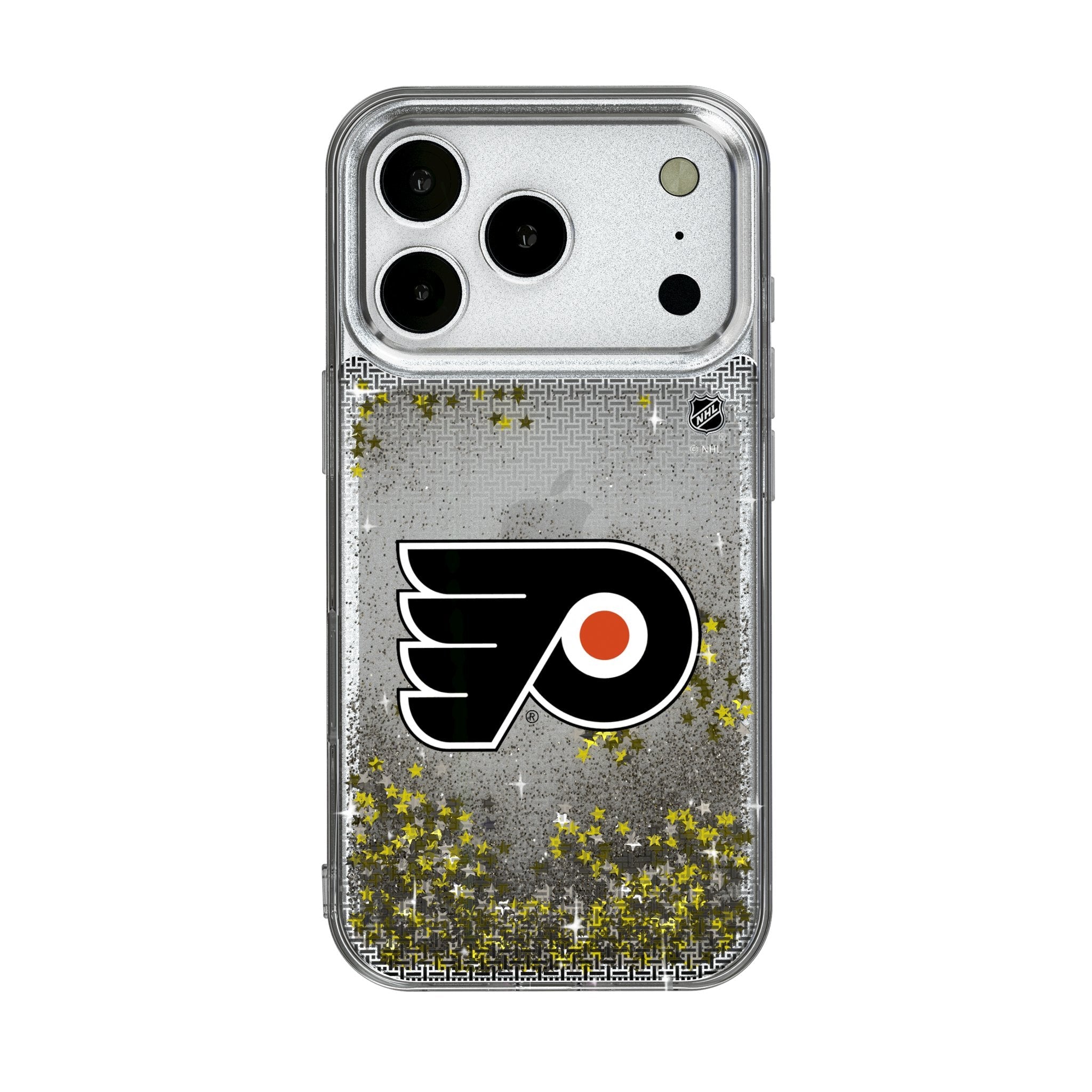 Philadelphia Flyers Linen Glitter Phone Case for Apple iPhone 17 Series