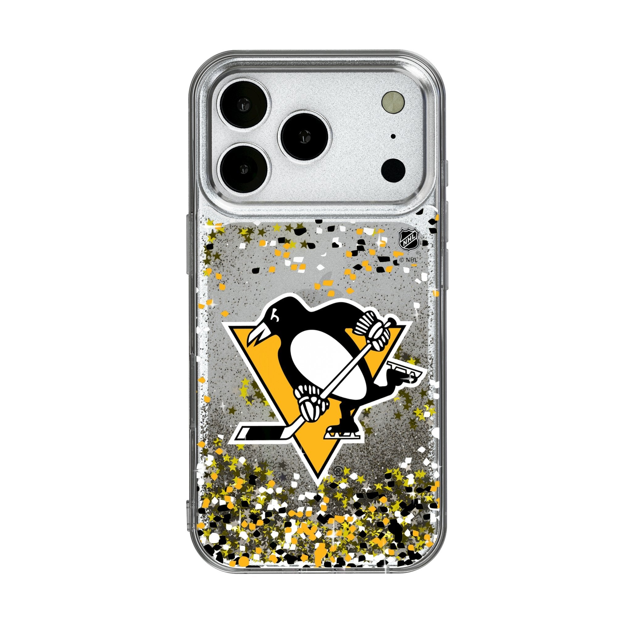 Pittsburgh Penguins Confetti Glitter Phone Case for Apple iPhone 17 Series