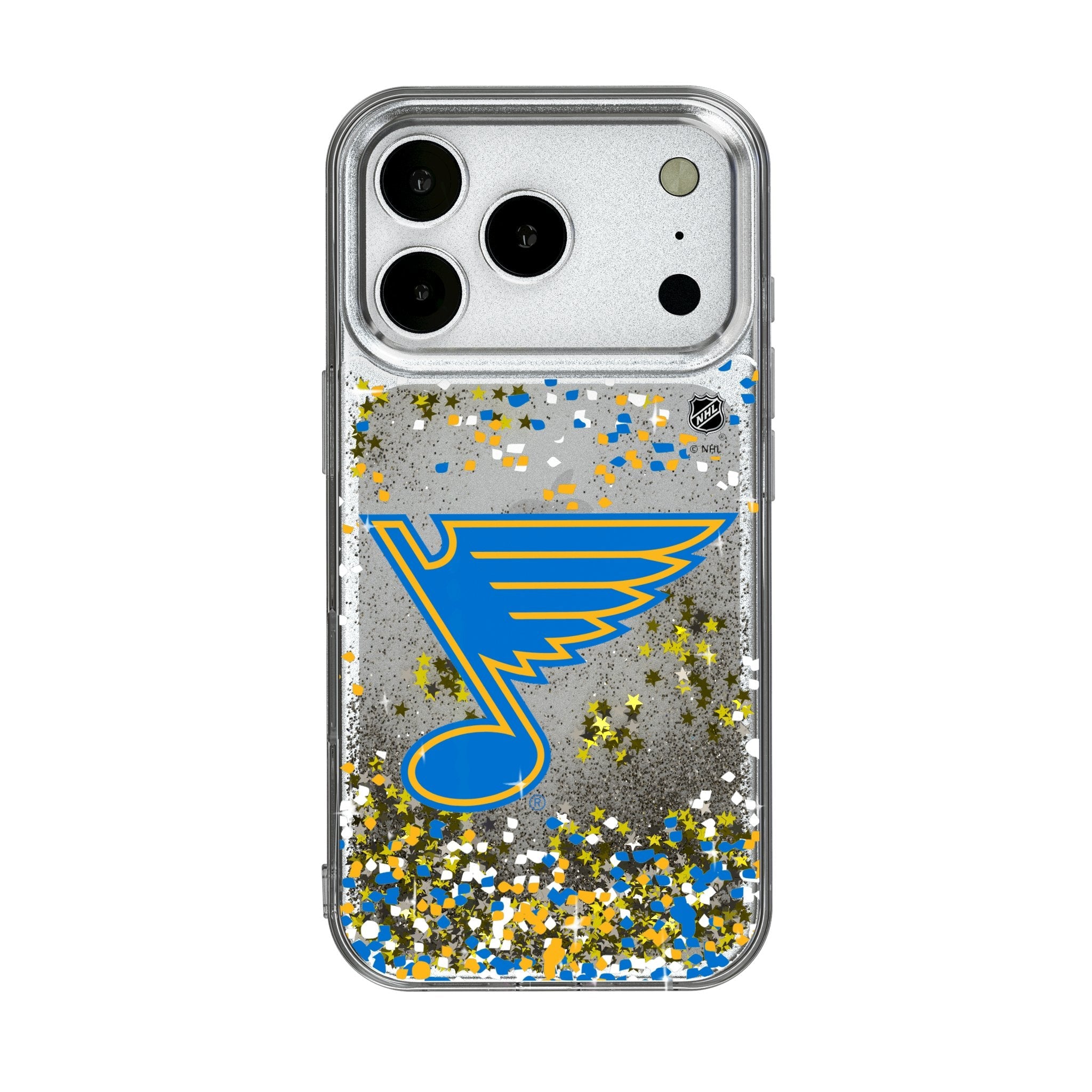 St. Louis Blues Confetti Glitter Phone Case for Apple iPhone 17 Series