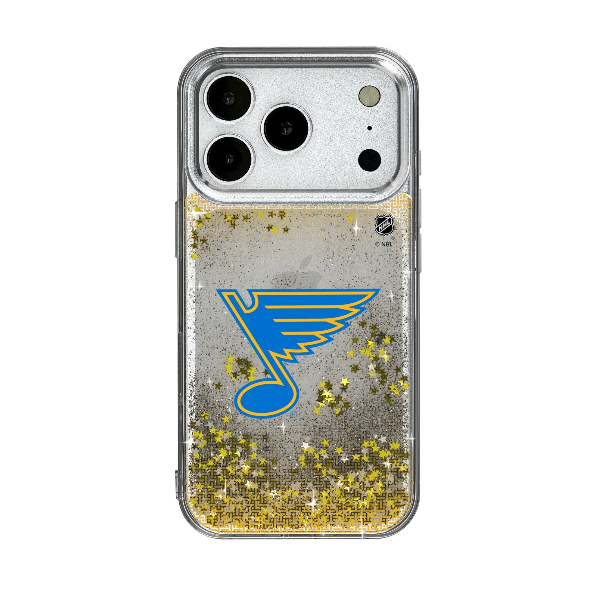 St. Louis Blues Linen Glitter Phone Case for Apple iPhone 17 Series