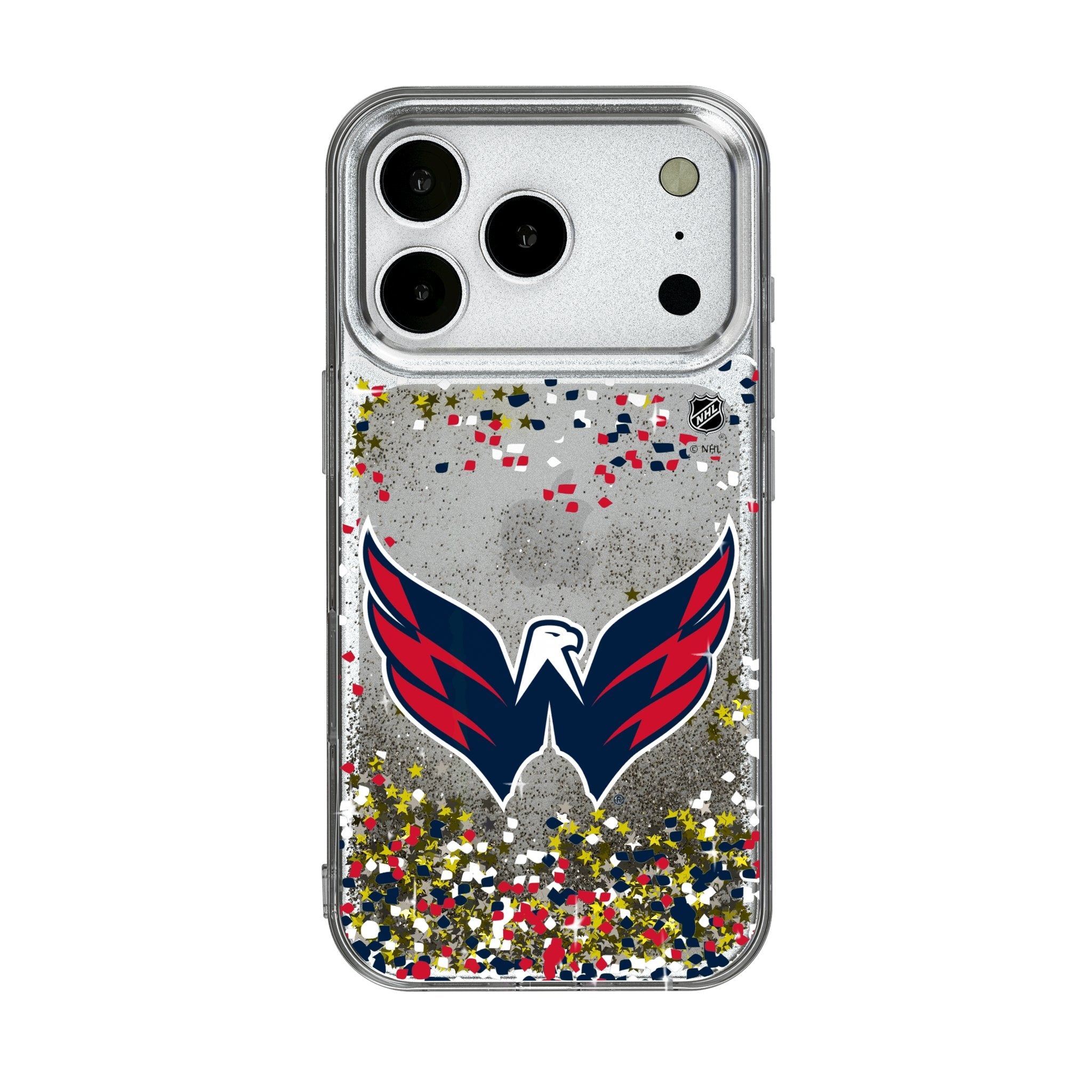Washington Capitals Confetti Glitter Phone Case for Apple iPhone 17 Series