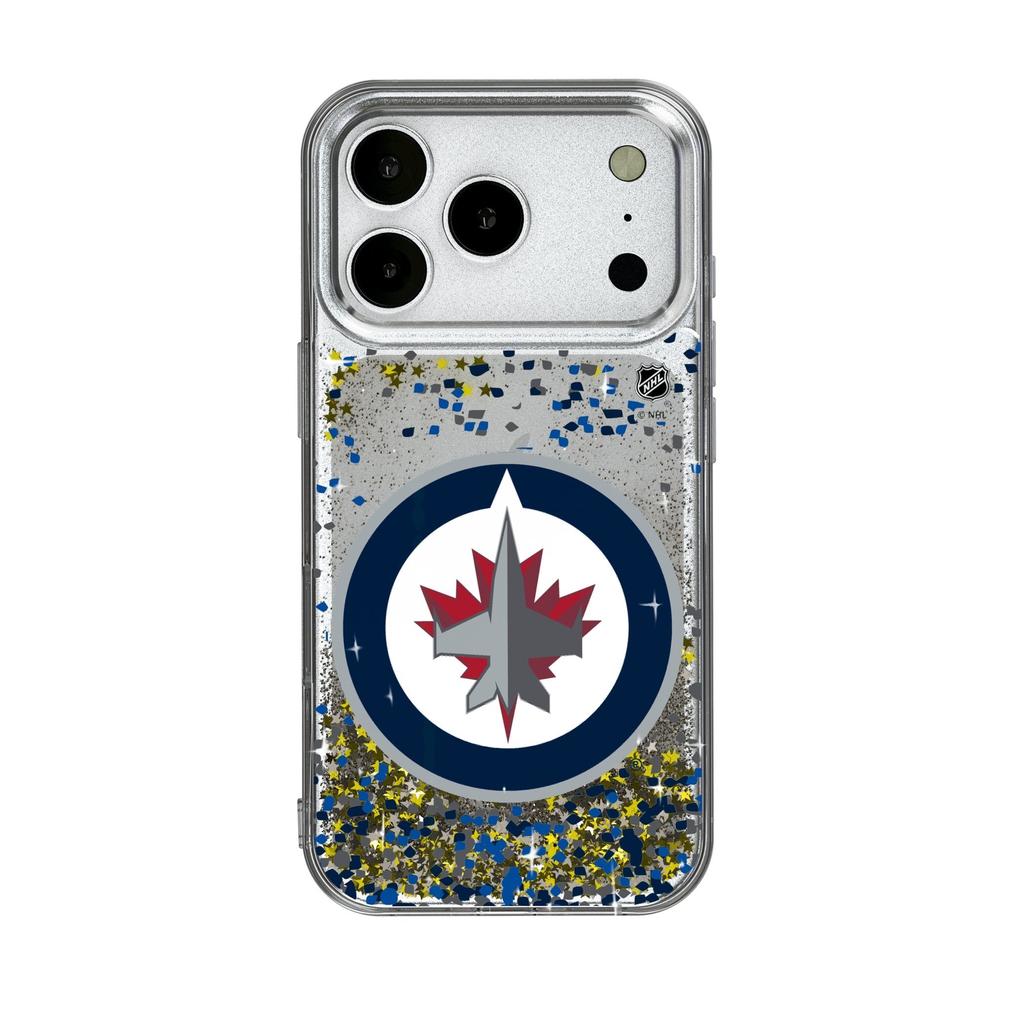 Winnipeg Jets Confetti Glitter Phone Case for Apple iPhone 17 Series