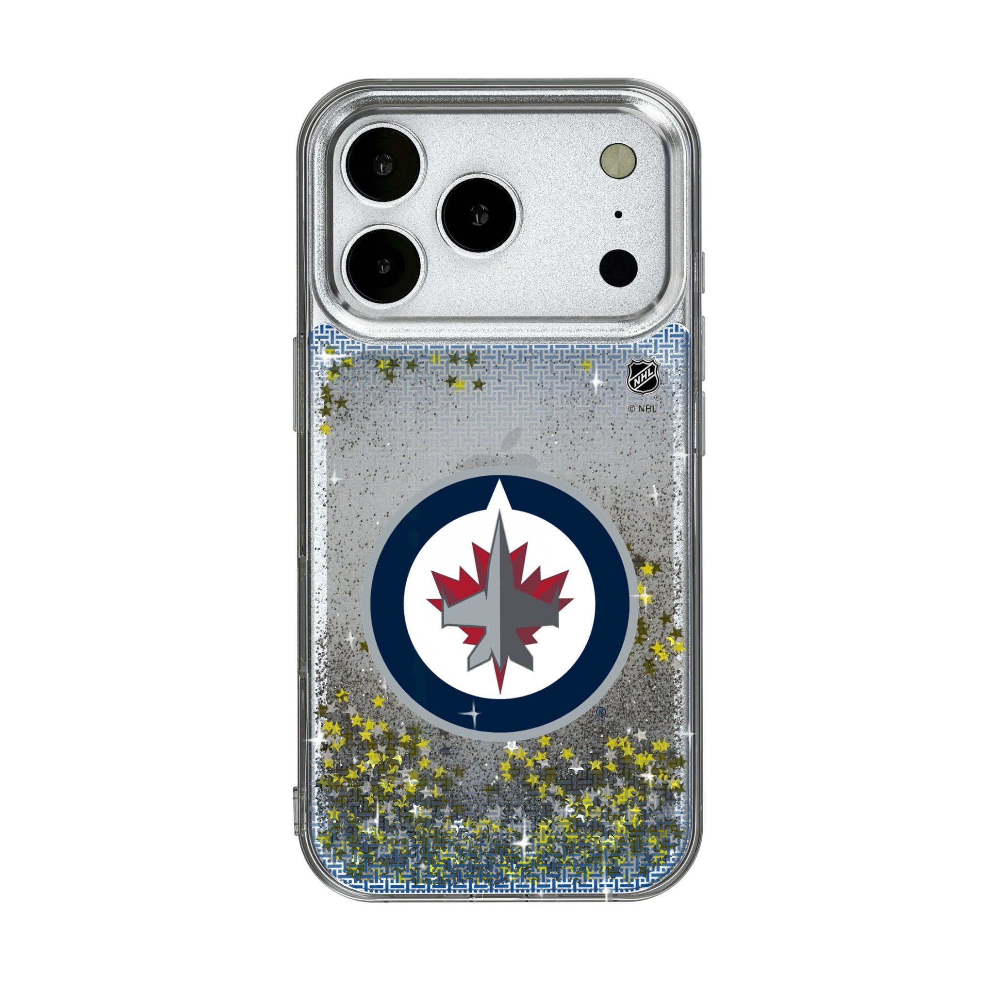 Winnipeg Jets Linen Glitter Phone Case for Apple iPhone 17 Series