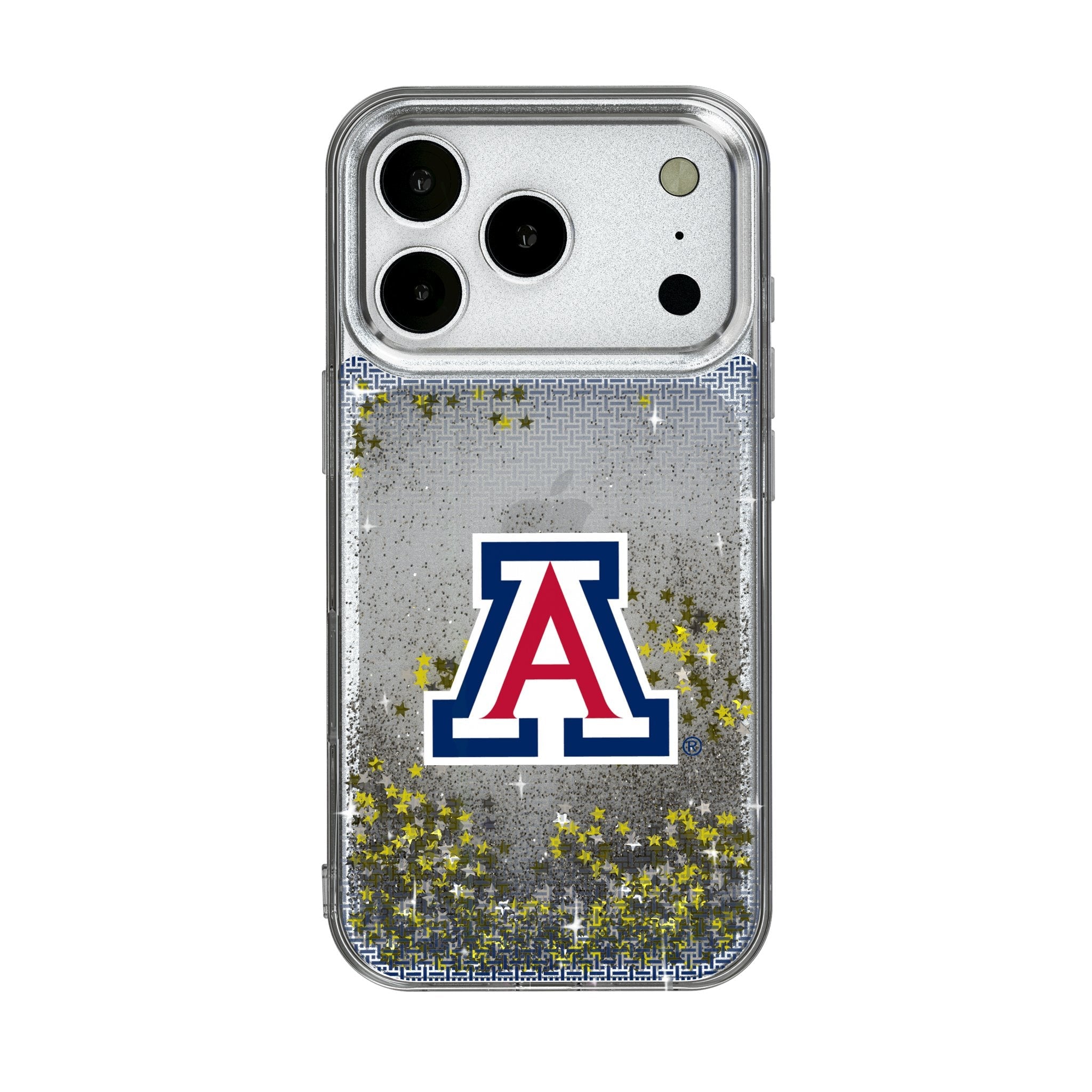 University of Arizona Wildcats Linen Glitter Phone Case for Apple iPhone 17 Series 1