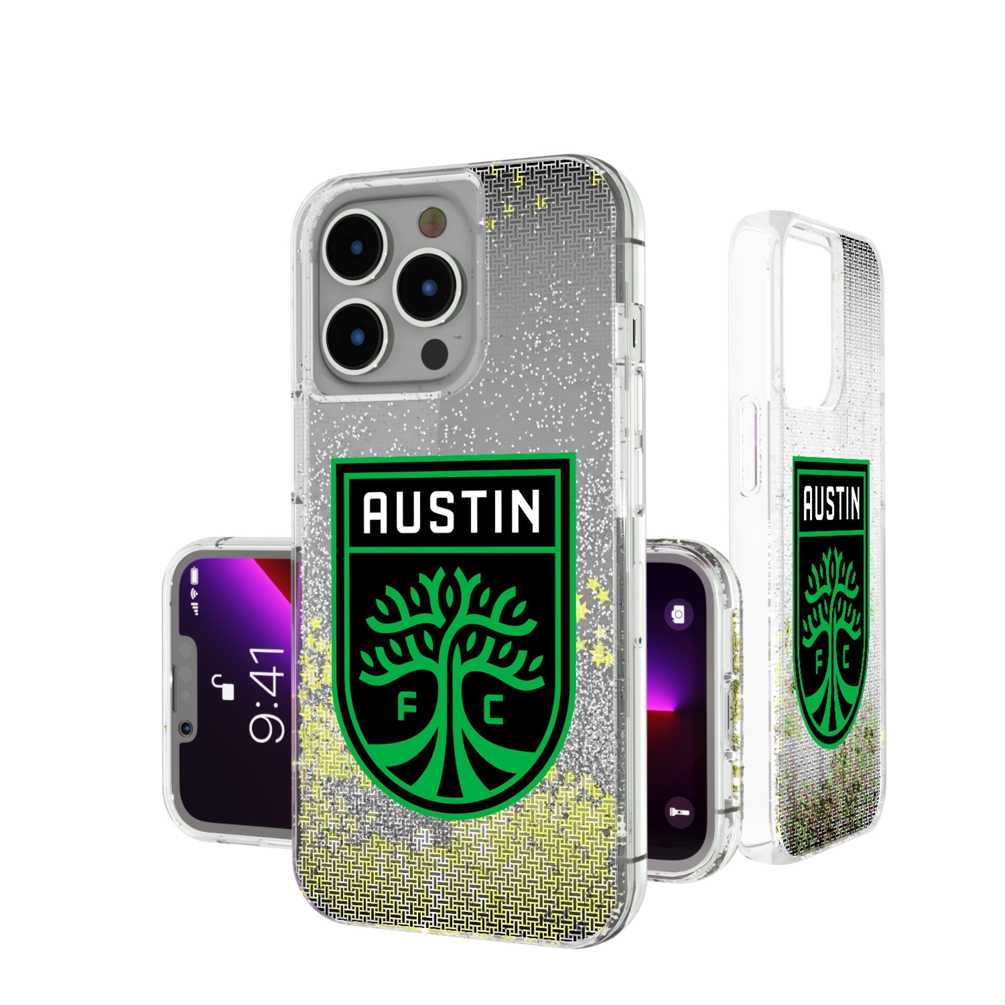 Austin FC  Linen Glitter Phone Case