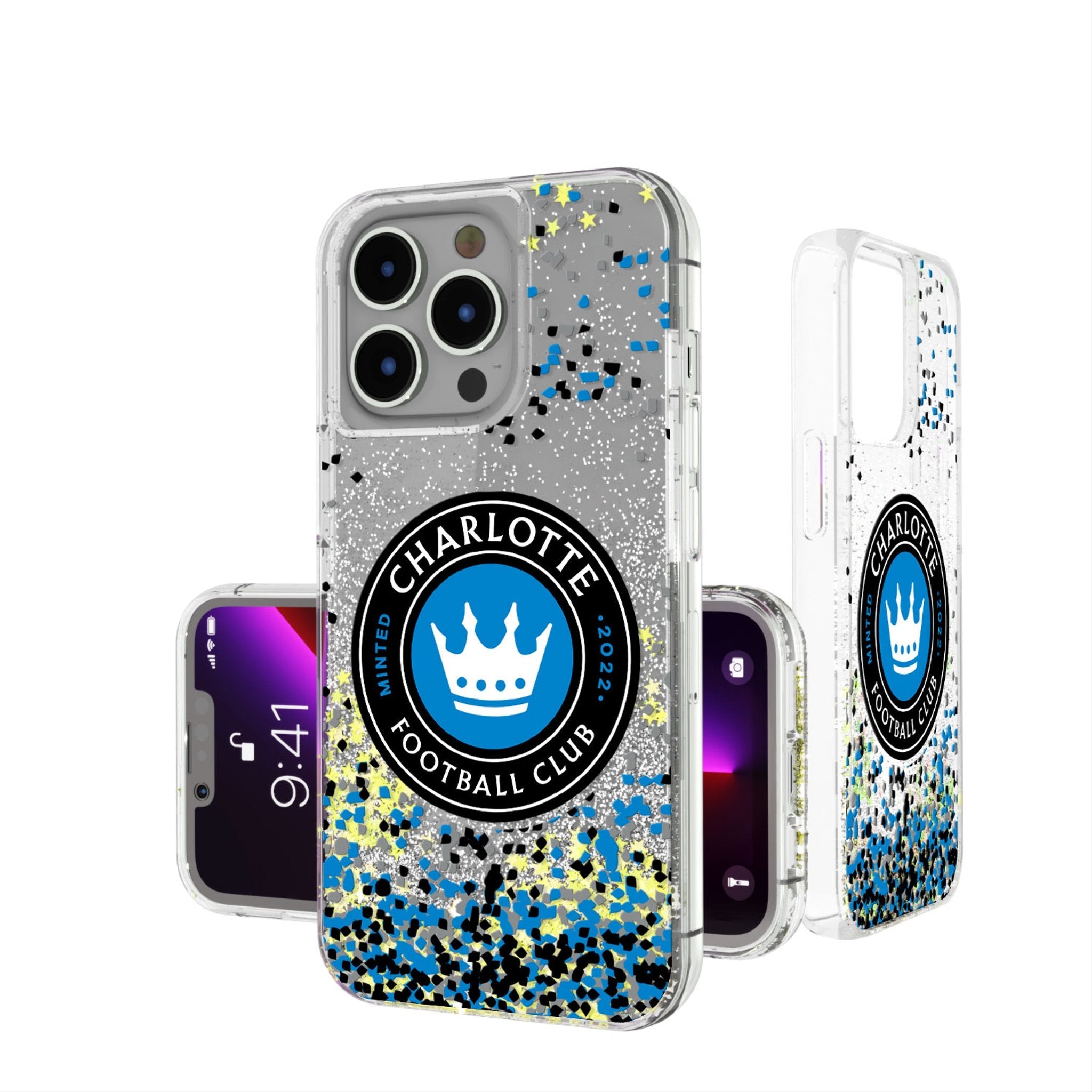 Charlotte FC  Confetti Glitter Phone Case
