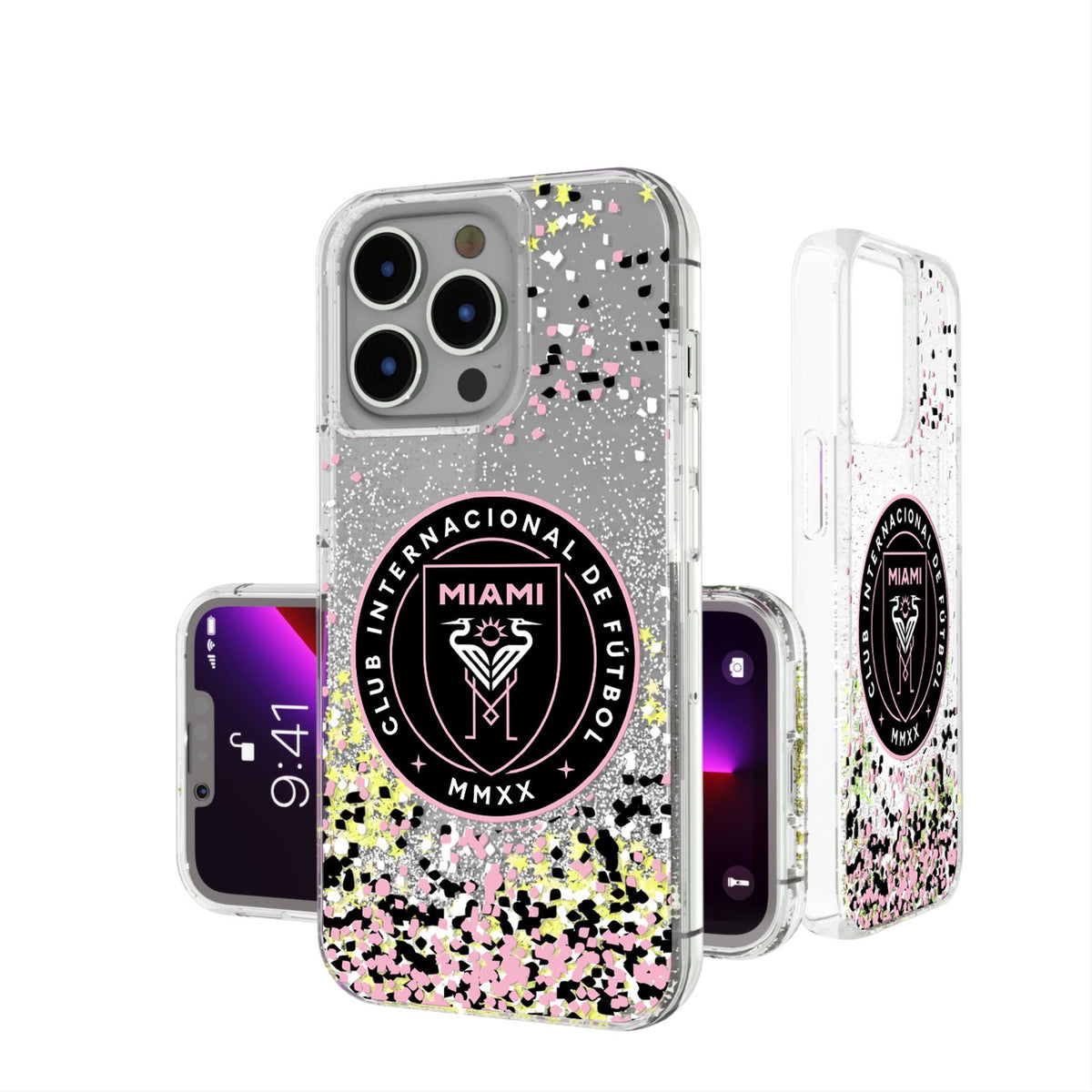 Inter Miami CF  Confetti Glitter Phone Case 1
