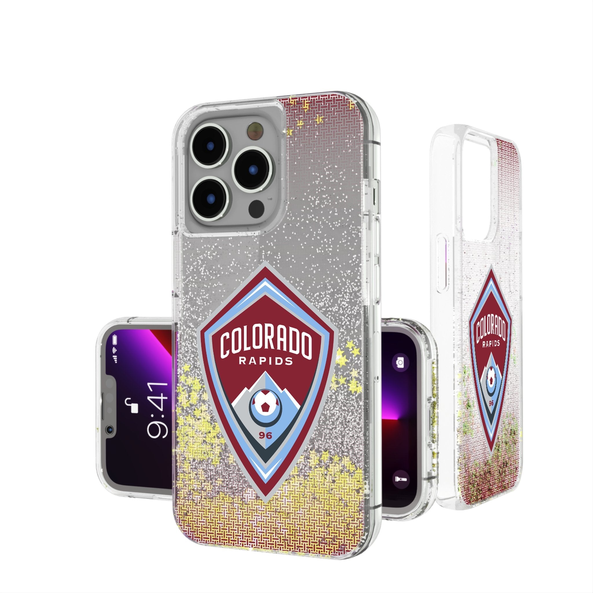 Colorado Rapids  Linen Glitter Phone Case