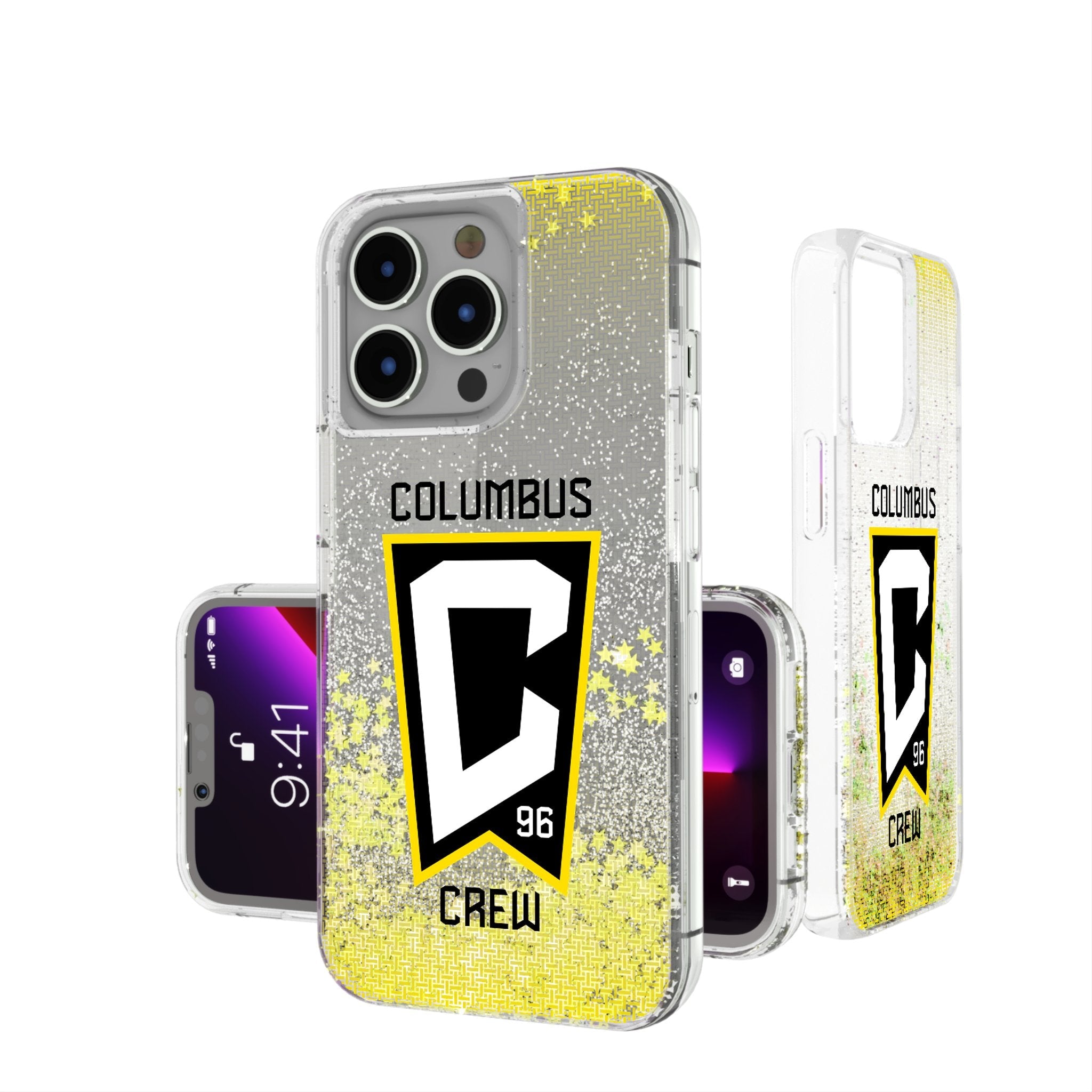 Columbus Crew  Linen Glitter Phone Case