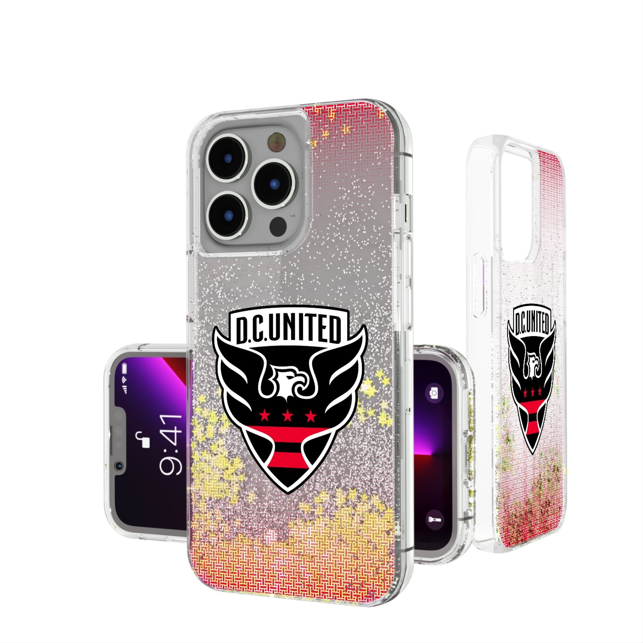 DC United  Linen Glitter Phone Case