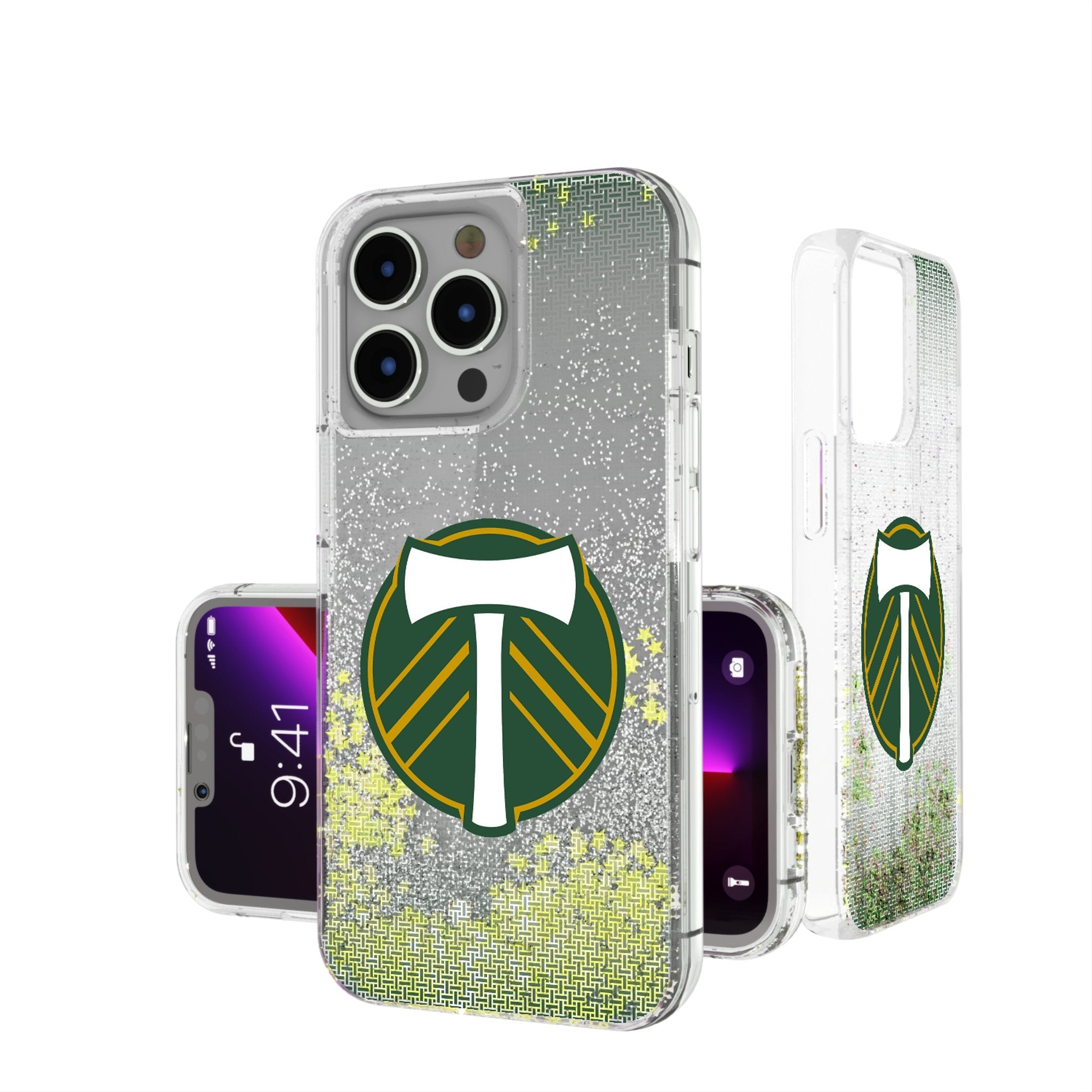 Portland Timbers   Linen Glitter Phone Case