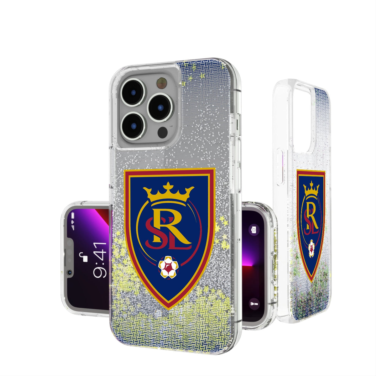 Real Salt Lake   Linen Glitter Phone Case