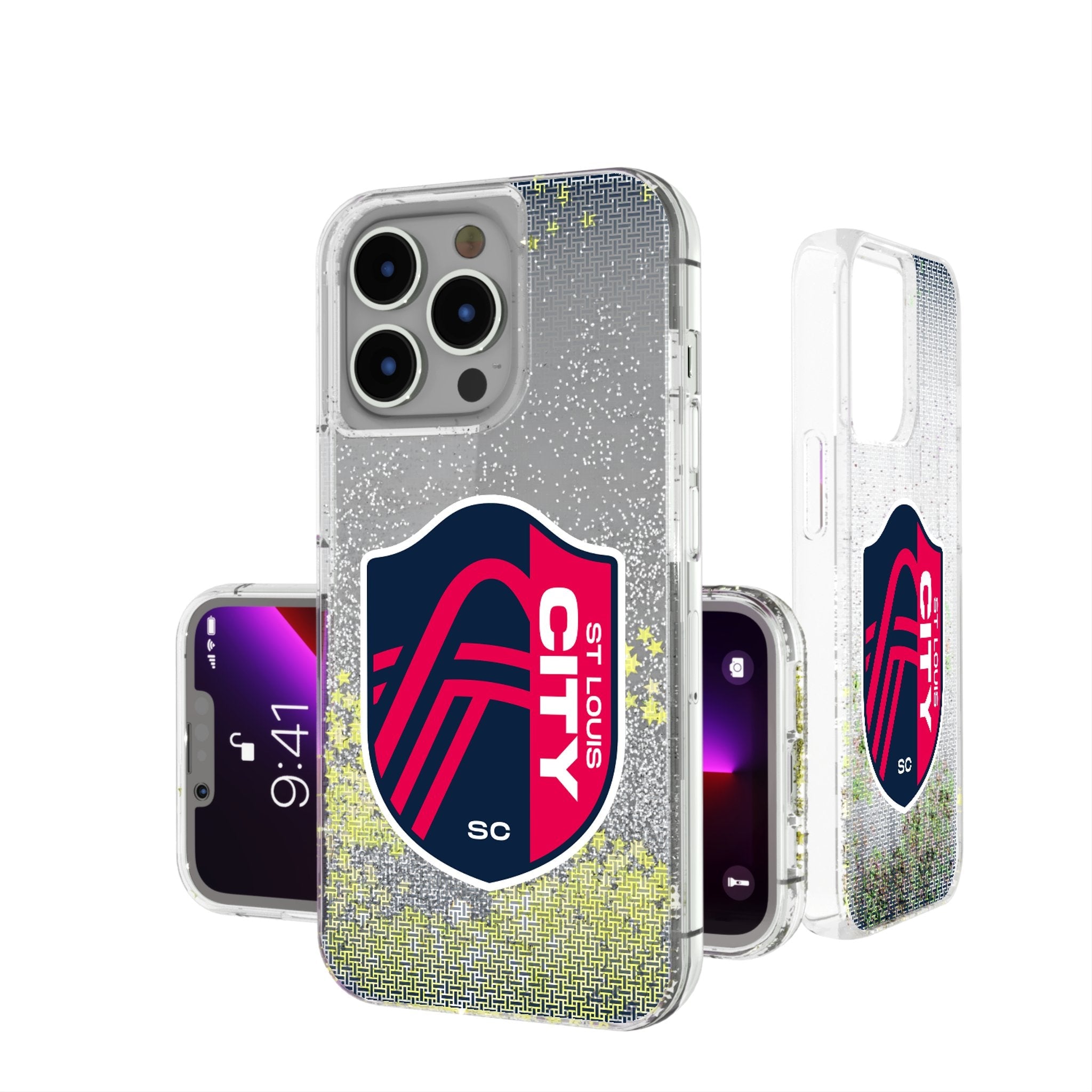 St. Louis CITY SC  Linen Glitter Phone Case