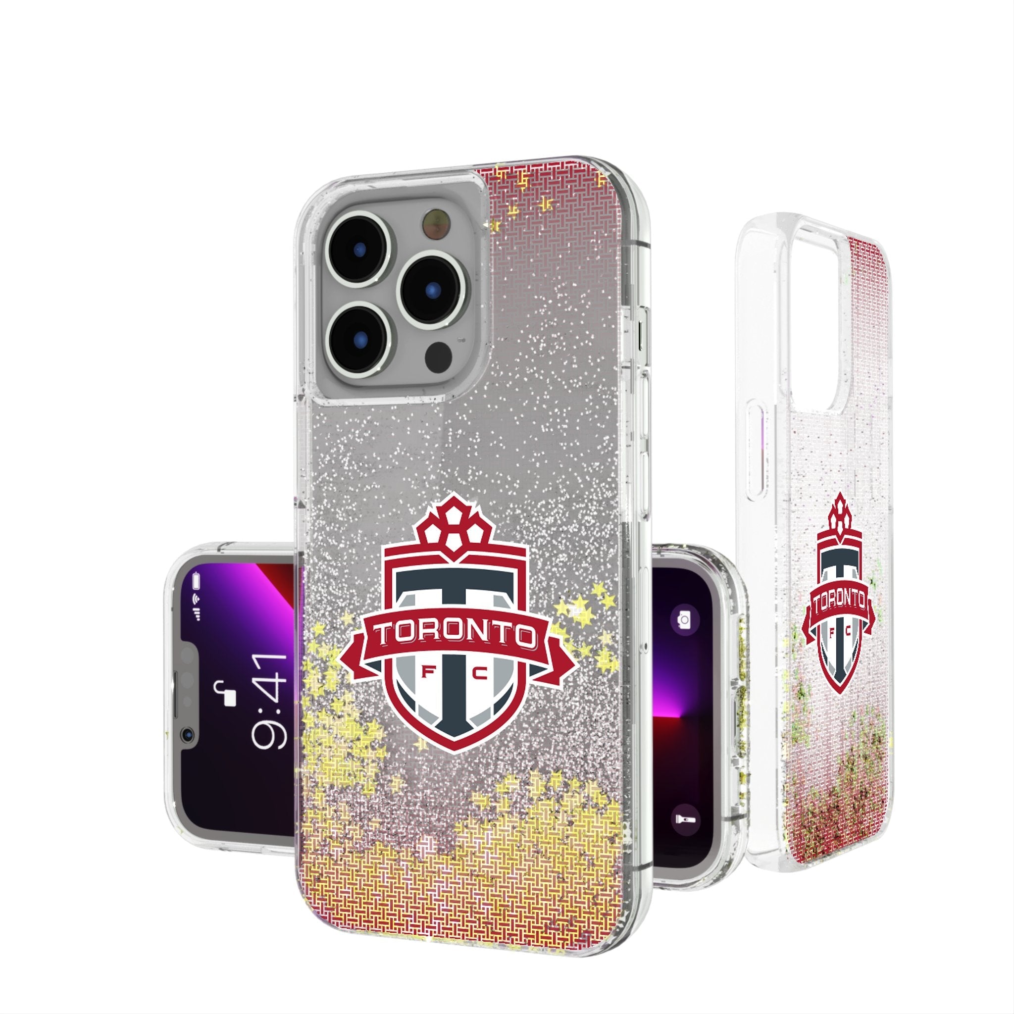 Toronto FC   Linen Glitter Phone Case