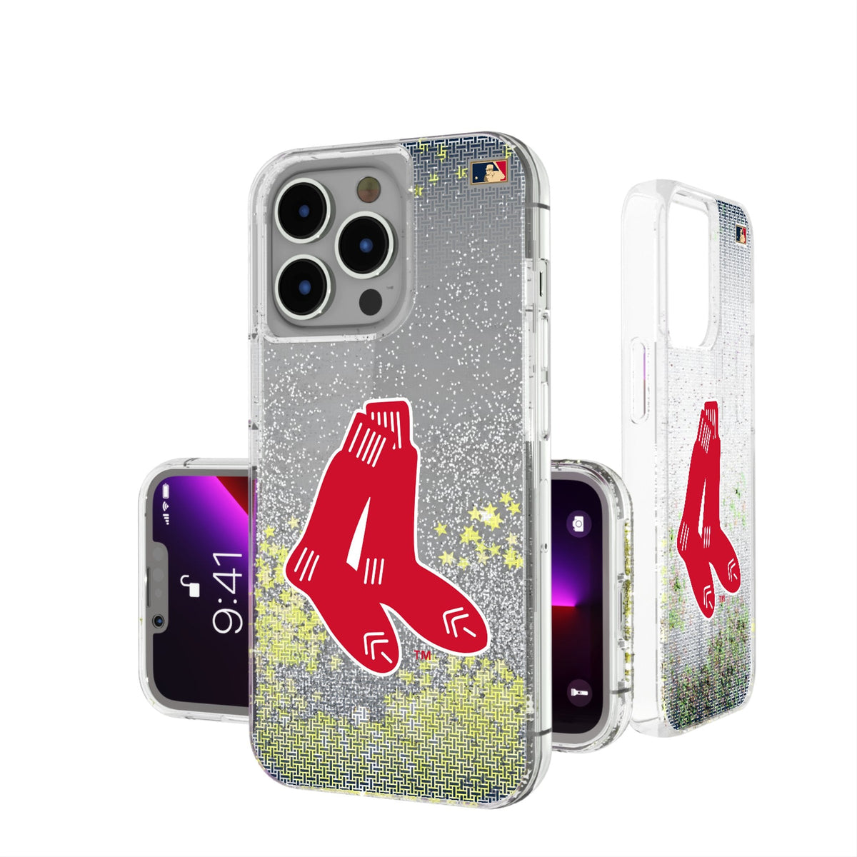 Boston Red Sox 1924-1960 - Cooperstown Collection Linen Glitter Phone Case 1