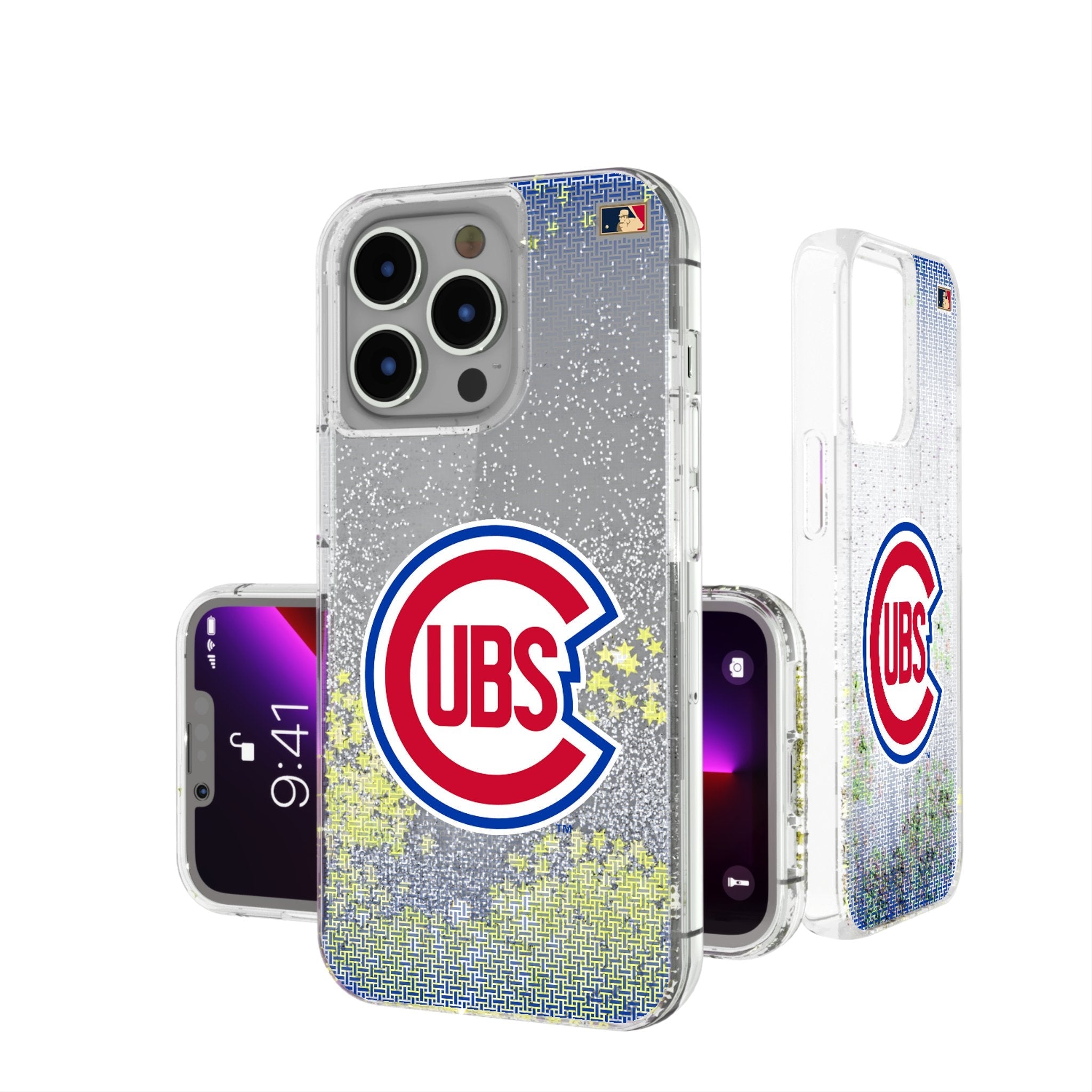 Chicago Cubs 1948-1956 - Cooperstown Collection Linen Glitter Phone Case 1