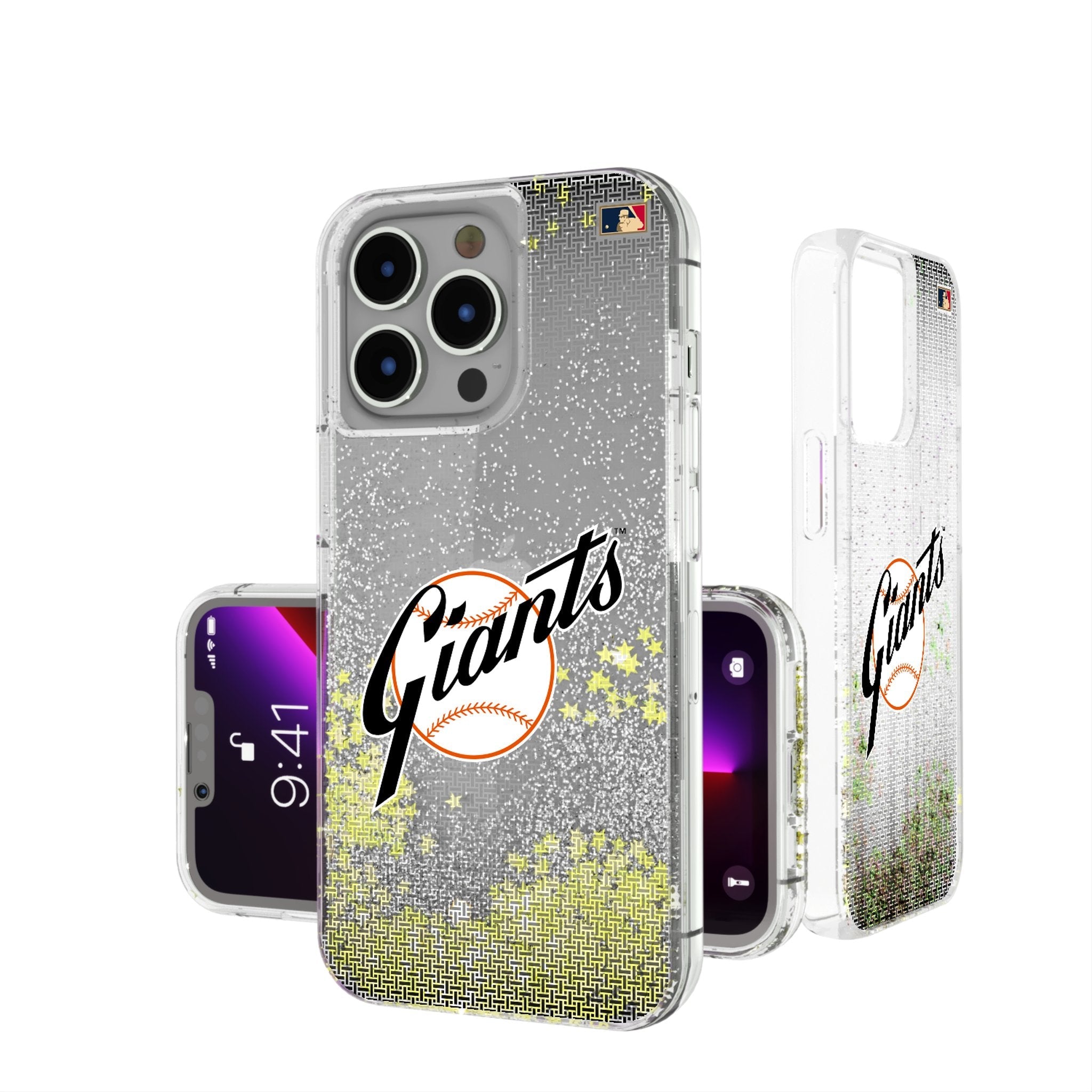 San Francisco Giants 1958-1967 - Cooperstown Collection Linen Glitter Phone Case