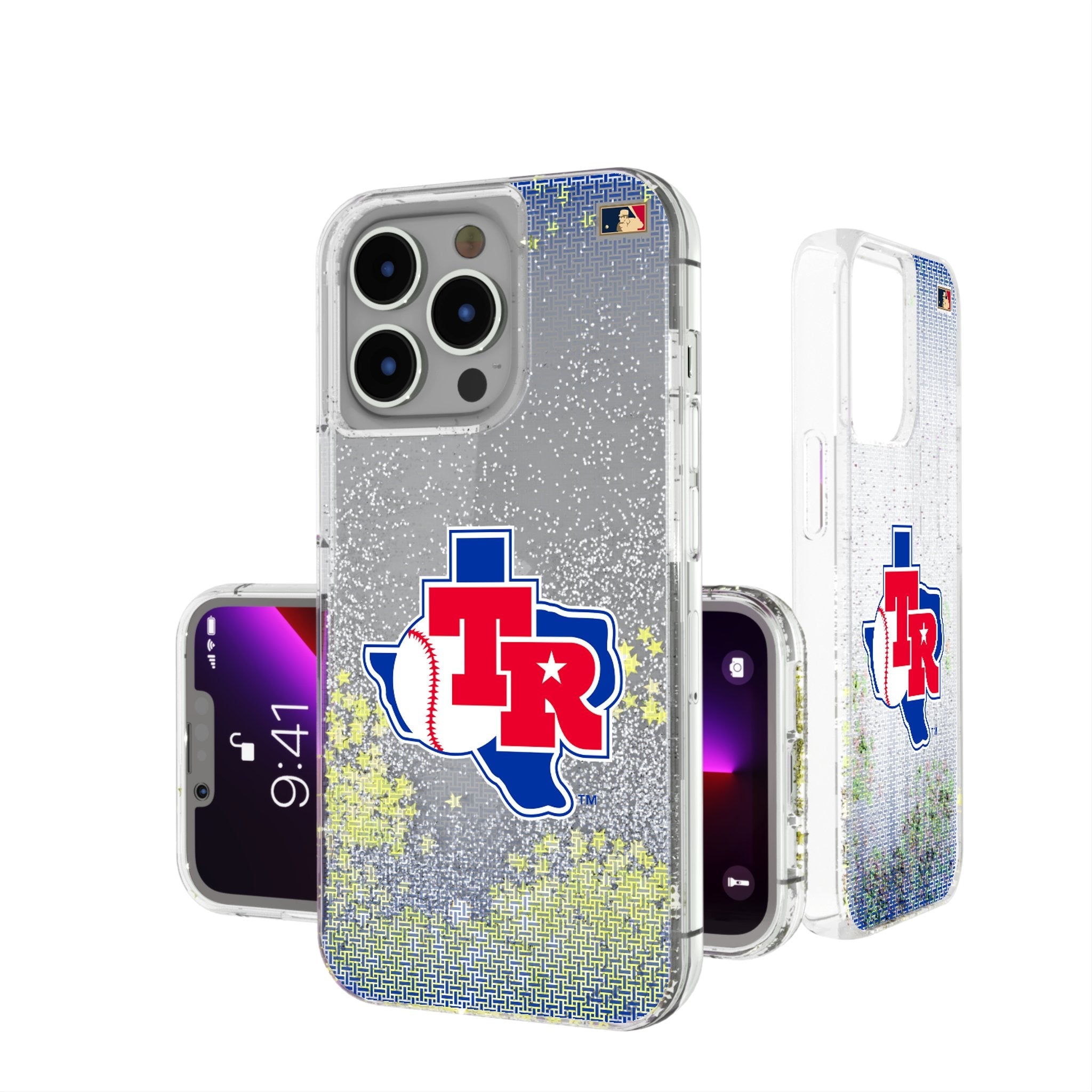 Texas Rangers 1981-1983 - Cooperstown Collection Linen Glitter Phone Case