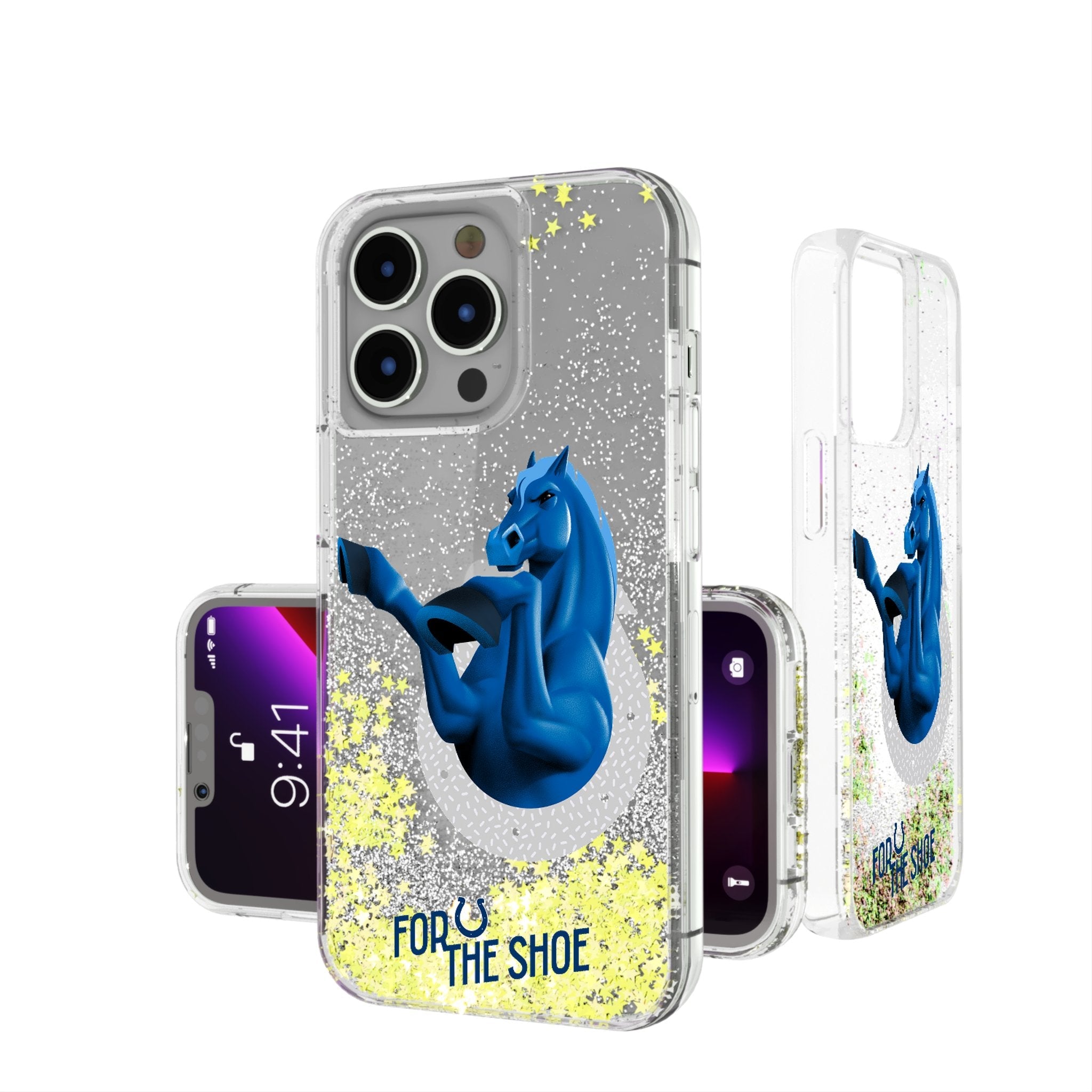 Indianapolis Colts 2024 Illustrated Limited Edition Glitter Phone Case 1