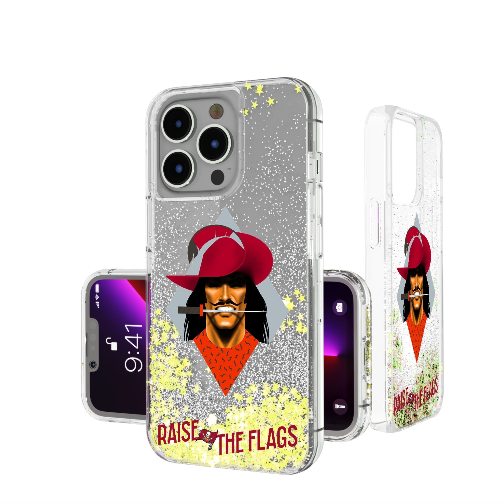 Tampa Bay Buccaneers 2024 Illustrated Limited Edition Glitter Phone Case
