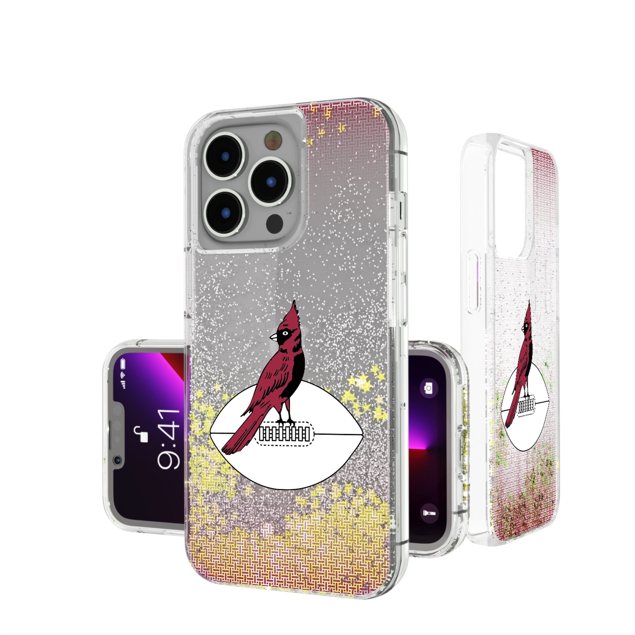 Chicago Cardinals 1947-1959 Historic Collection Linen Glitter Phone Case