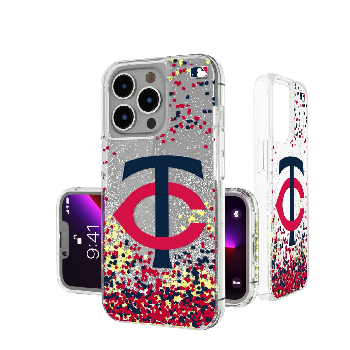 Minnesota Twins Confetti Glitter Phone Case