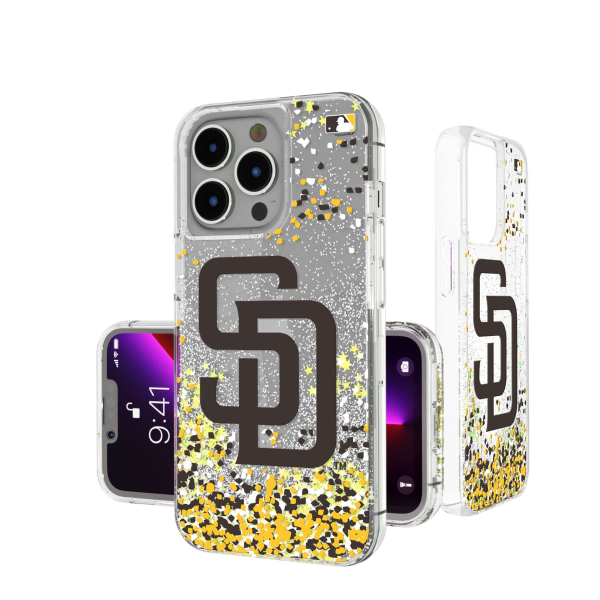 San Diego Padres Confetti Glitter Phone Case