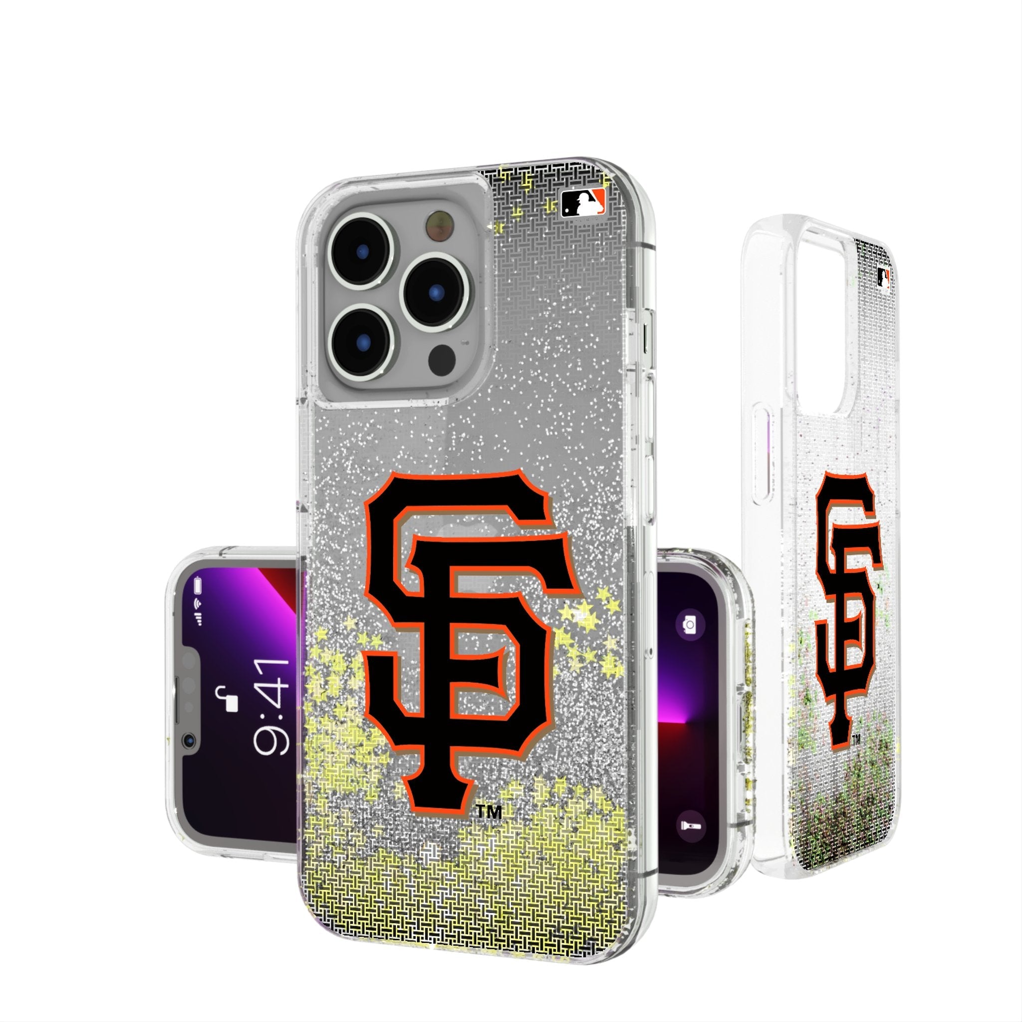 San Francisco Giants Linen Glitter Phone Case