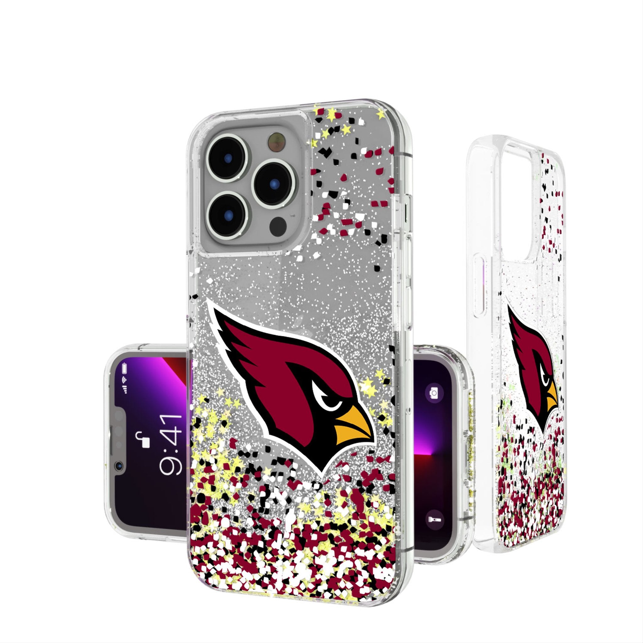 Arizona Cardinals Confetti Glitter Phone Case