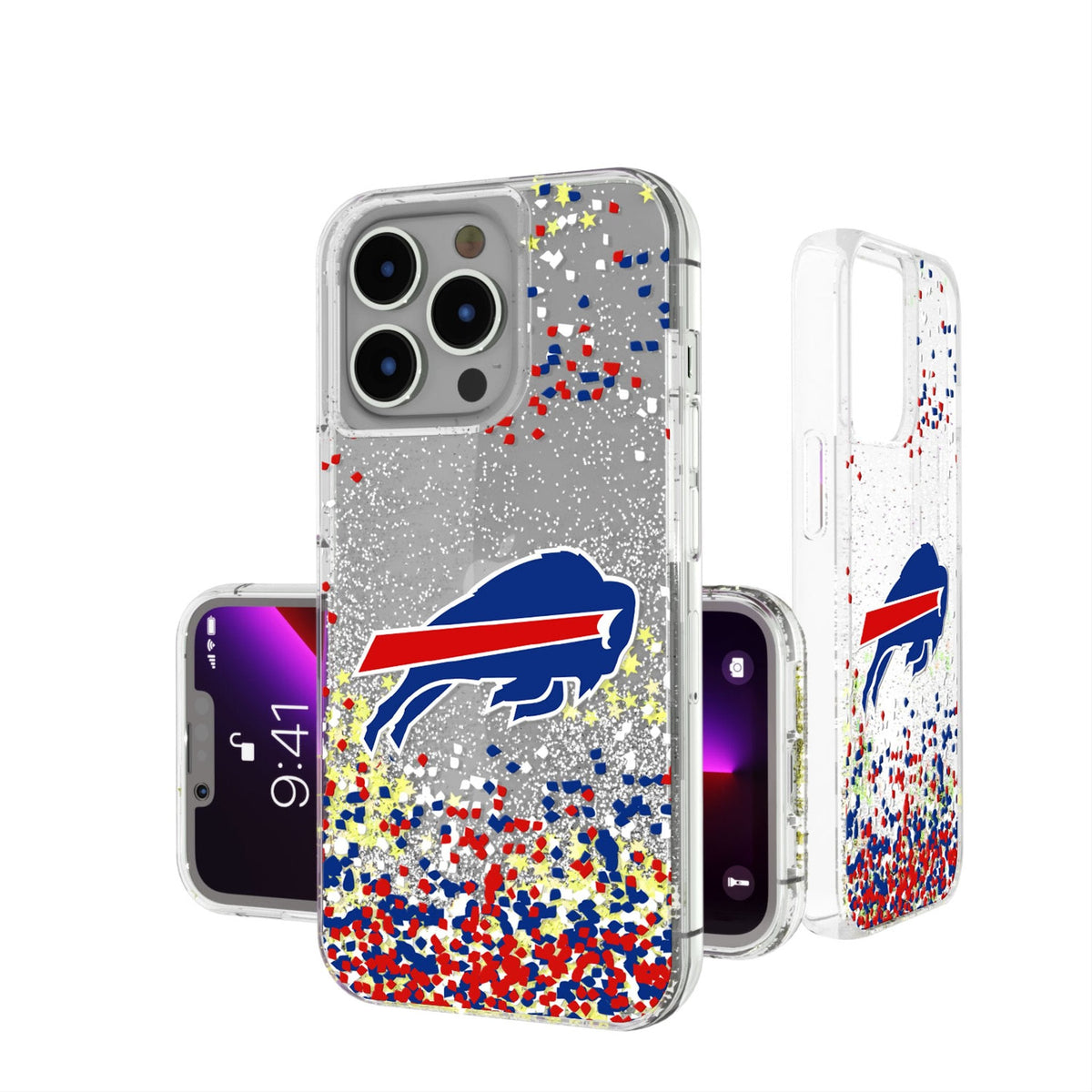 Buffalo Bills Confetti Glitter Phone Case